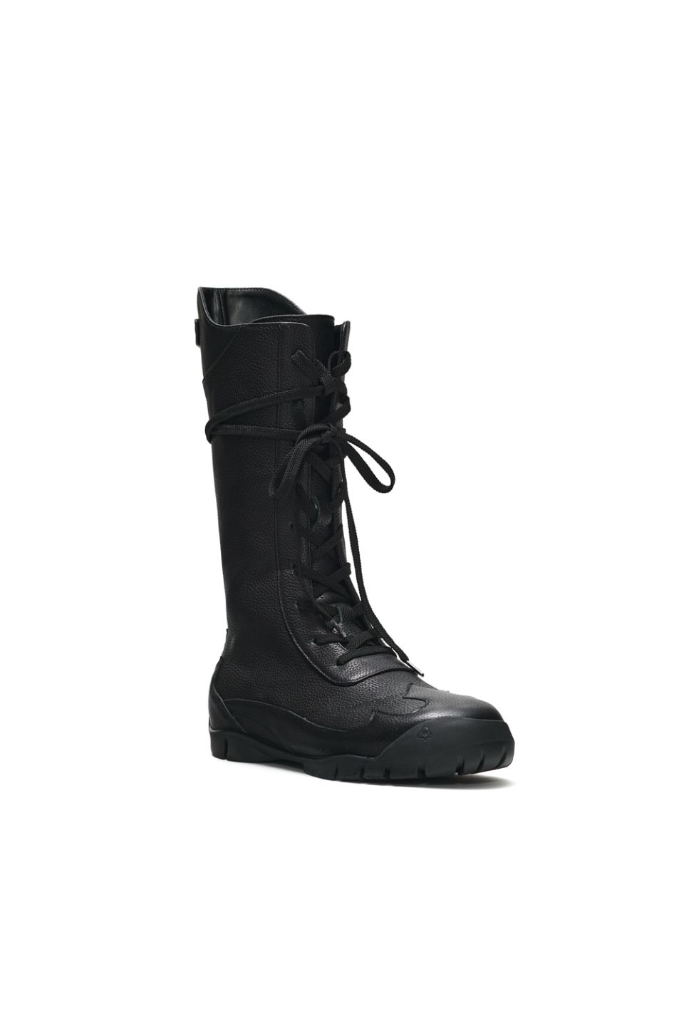 MUSINSA公式 | SUNBURNPROJECT WESTERN COW LEATHER LACE UP BOOTS, BLACK