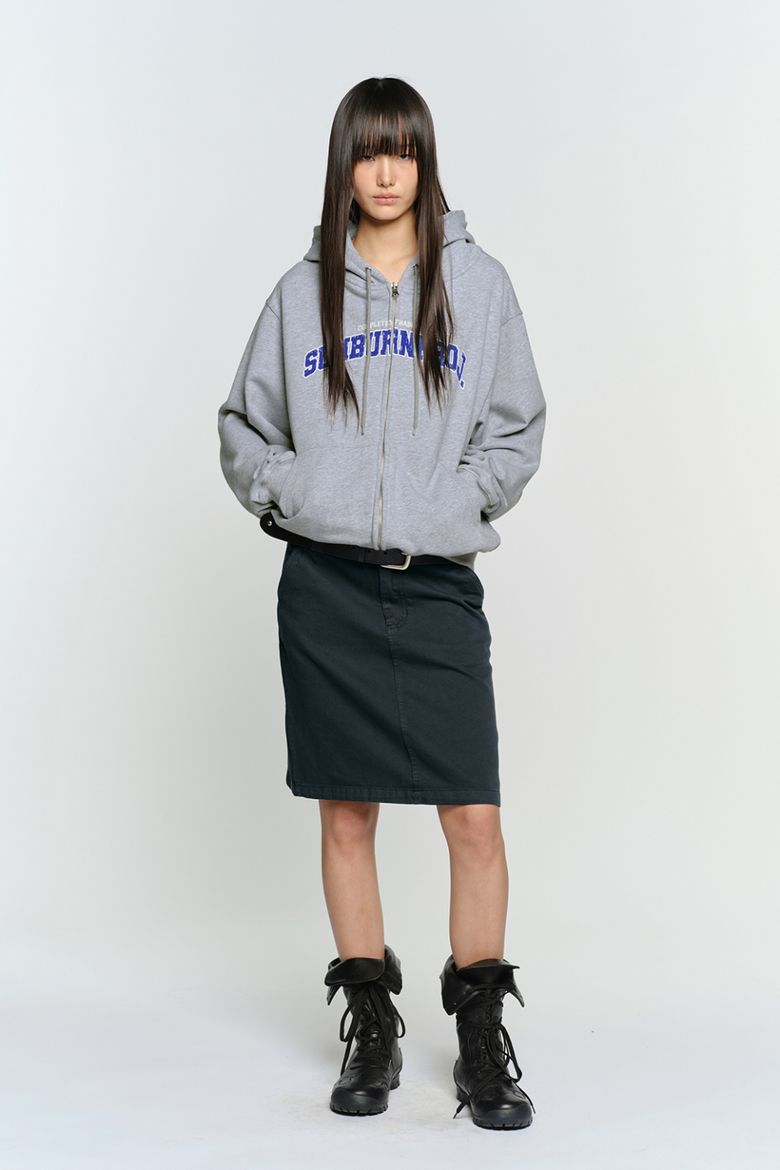 MUSINSA公式 | SUNBURNPROJECT SUNBURN BASIC LOGO HOODIE ZIP-UP 