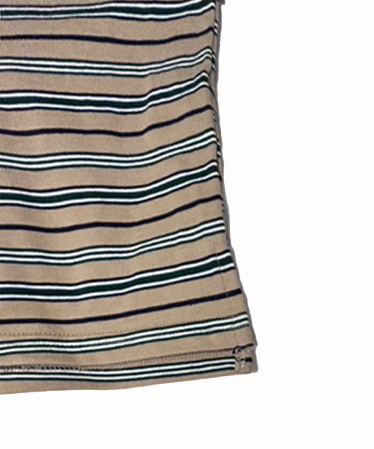 라메종드도도(LA MAISON DE DODO) DODO BASIC Oversized Stripe T Shirt (Dark Green/Mixed Color)_키즈긴팔티 아동긴팔티 등원룩