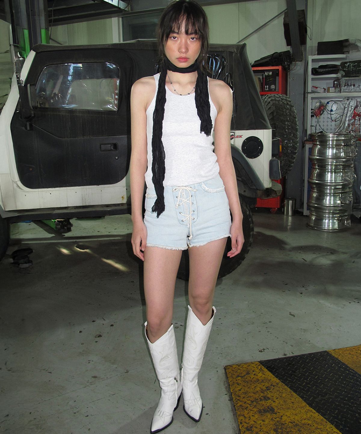 센토르(CENTAUR.KR) STANDARD SOLID TANK TOP_LIGHT GREY