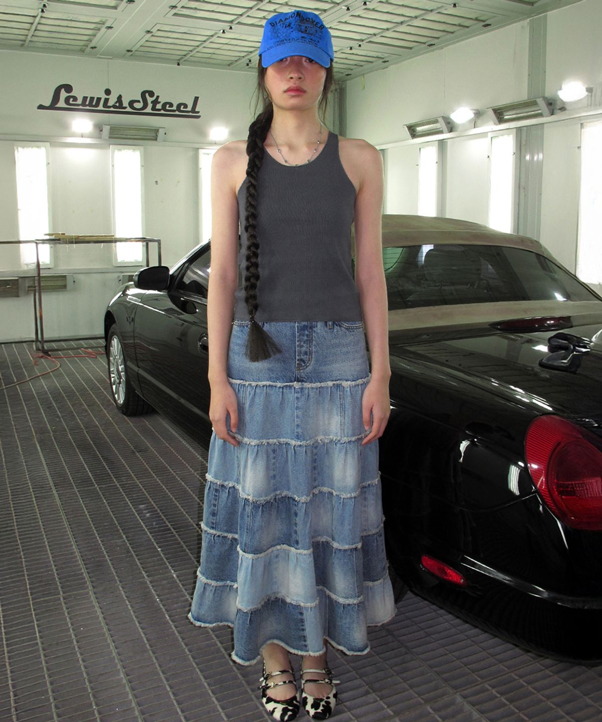 센토르(CENTAUR.KR) STANDARD SOLID TANK TOP_CHARCOAL