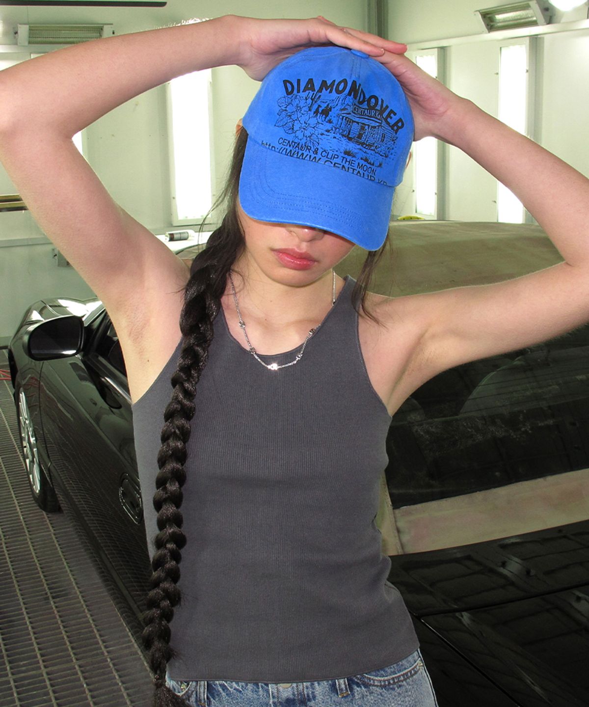 센토르(CENTAUR.KR) STANDARD SOLID TANK TOP_CHARCOAL