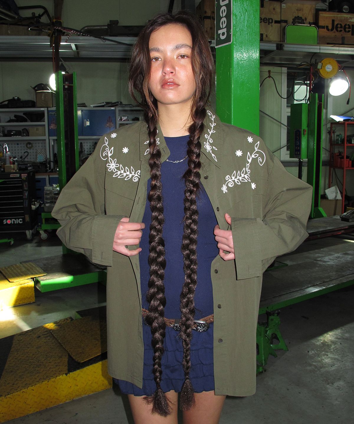 센토르(CENTAUR.KR) SLIM CANCAN MINI ONE PIECE_NAVY