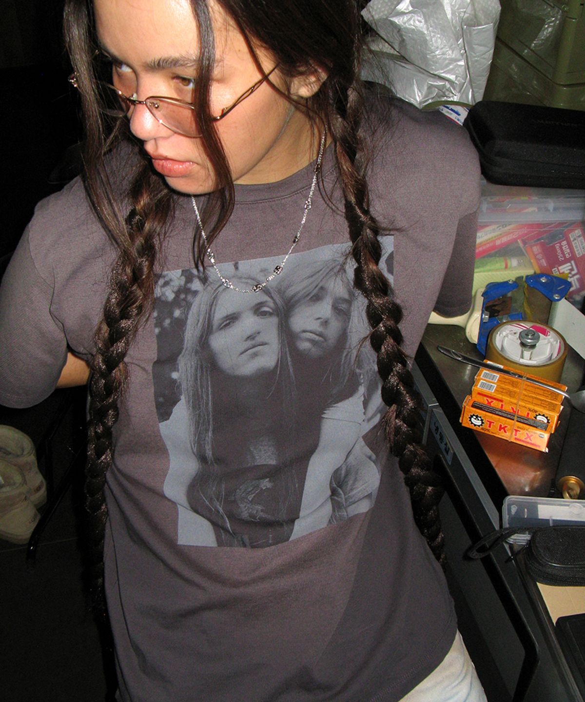 센토르(CENTAUR.KR) MY LOVE WASHED T-SHIRT_CHARCOAL