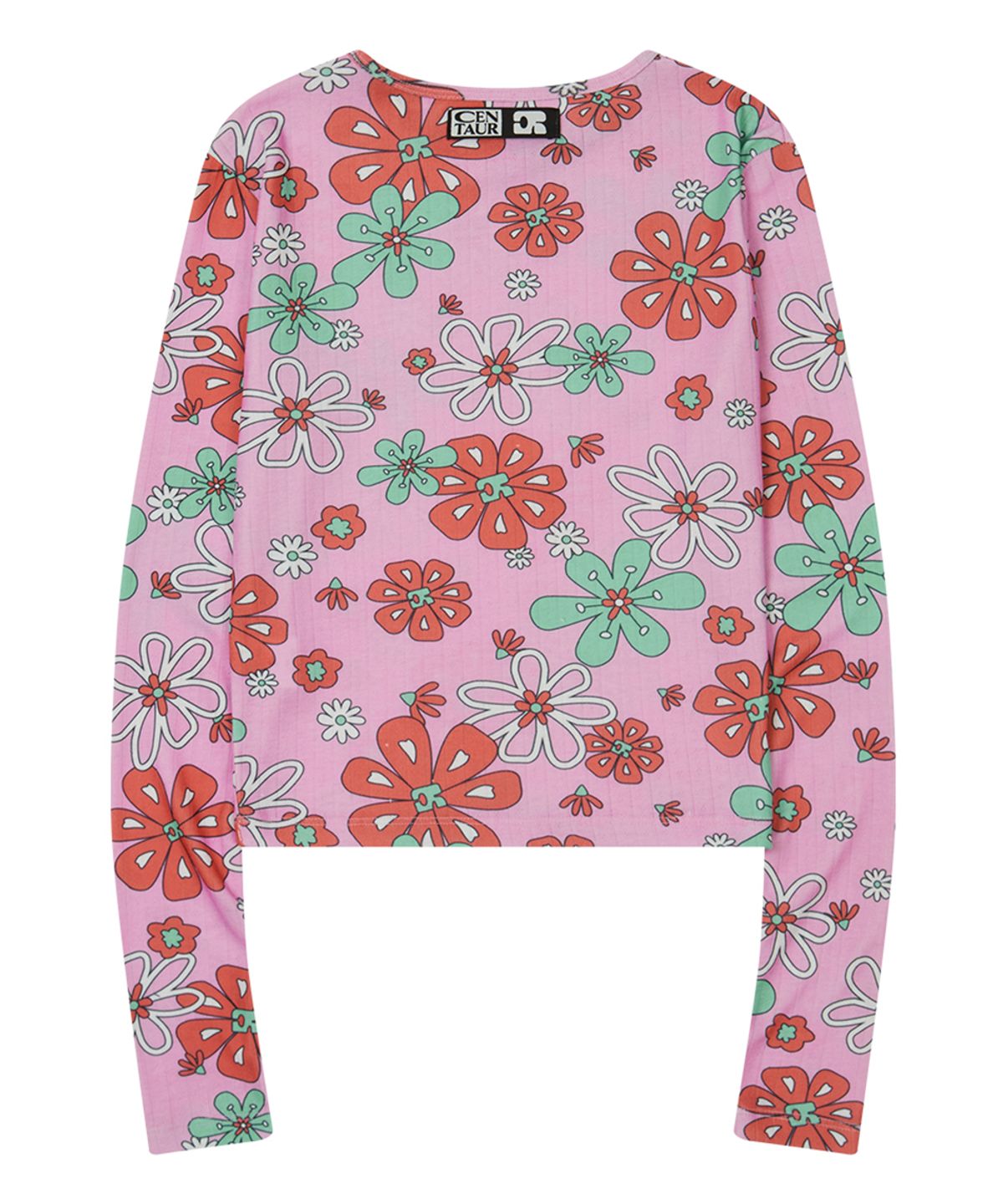 센토르(CENTAUR.KR) LUCKY FLOWER KNIT T-SHIRTS_PINK