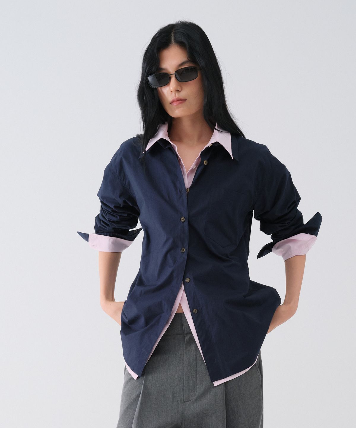 센토르(CENTAUR.KR) CLASSIC BIO COTTON SHIRTS_NAVY