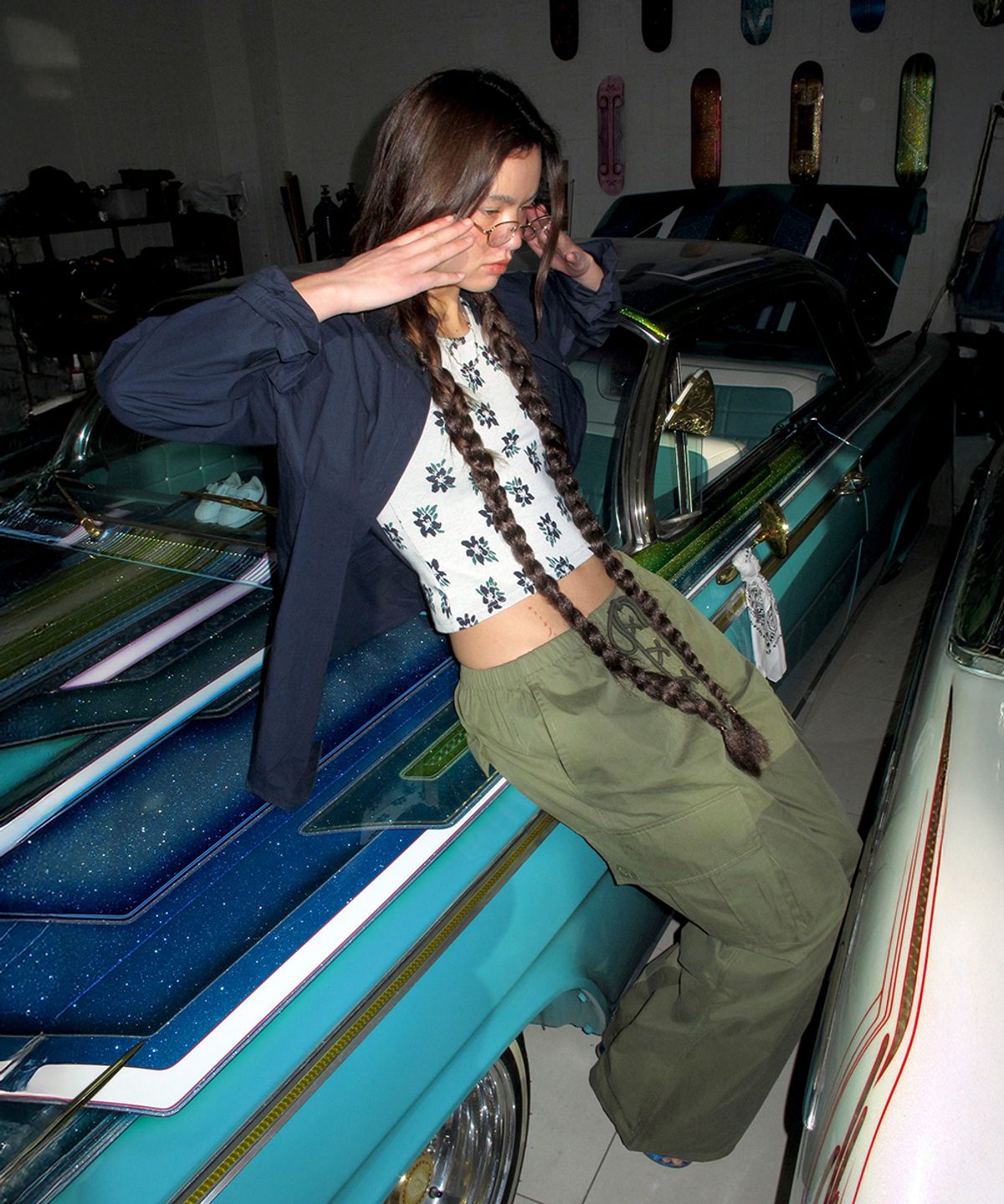 센토르(CENTAUR.KR) LACE-UP CARGO BANDING PANTS_KHAKI
