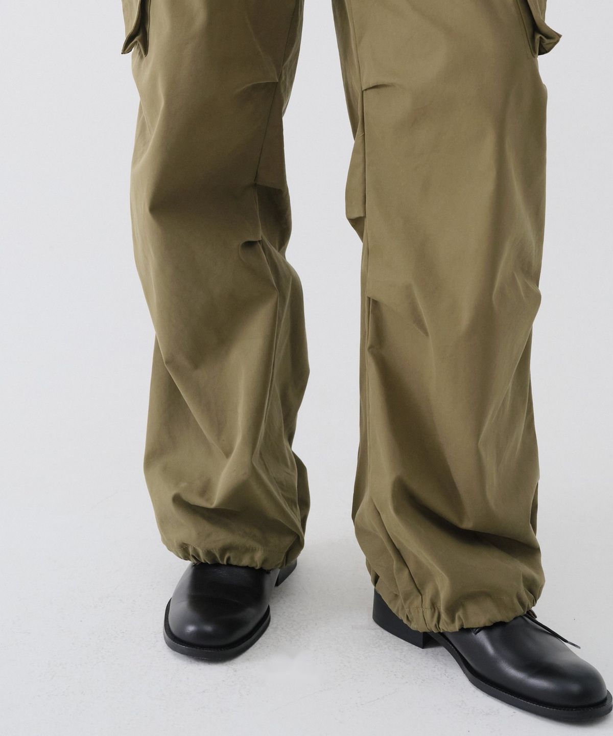 센토르(CENTAUR.KR) LACE-UP CARGO BANDING PANTS_KHAKI