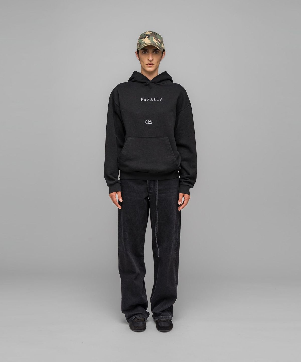 032씨(032C) (U) 아일랜드 후디 블랙 BUY ME AN ISLAND HOODIE BLACK