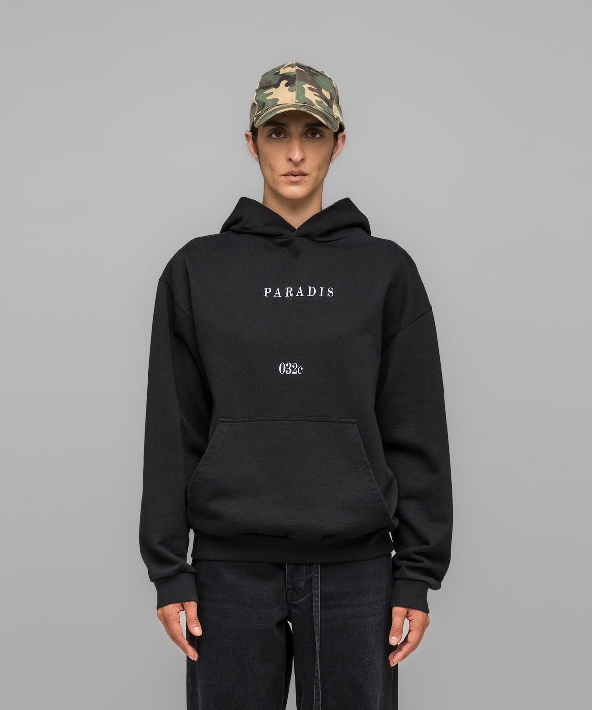 032씨(032C) (U) 아일랜드 후디 블랙 BUY ME AN ISLAND HOODIE BLACK