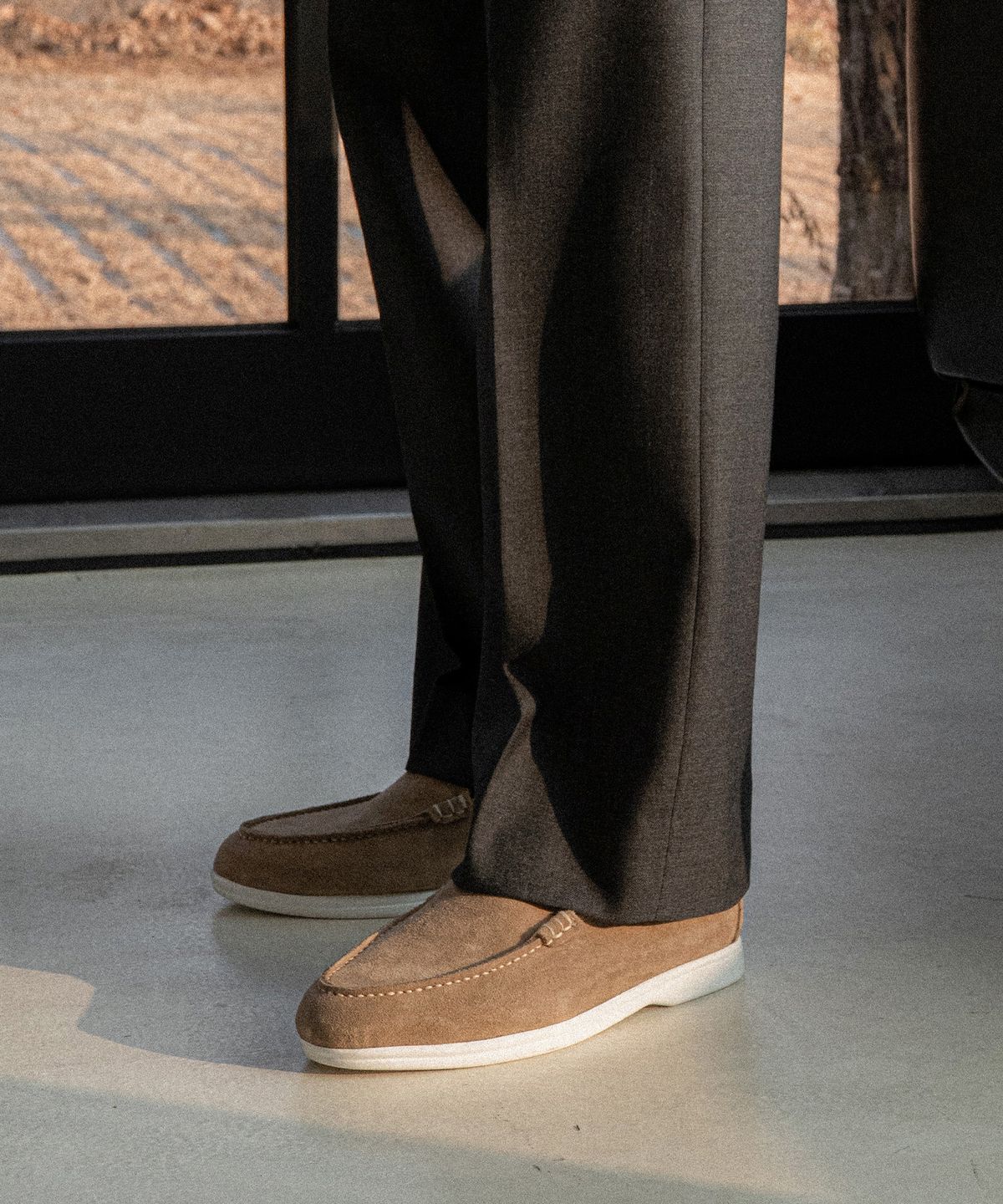올클래식(ALLCLASSIC) ALC502W 리조트 로퍼_taupe suede