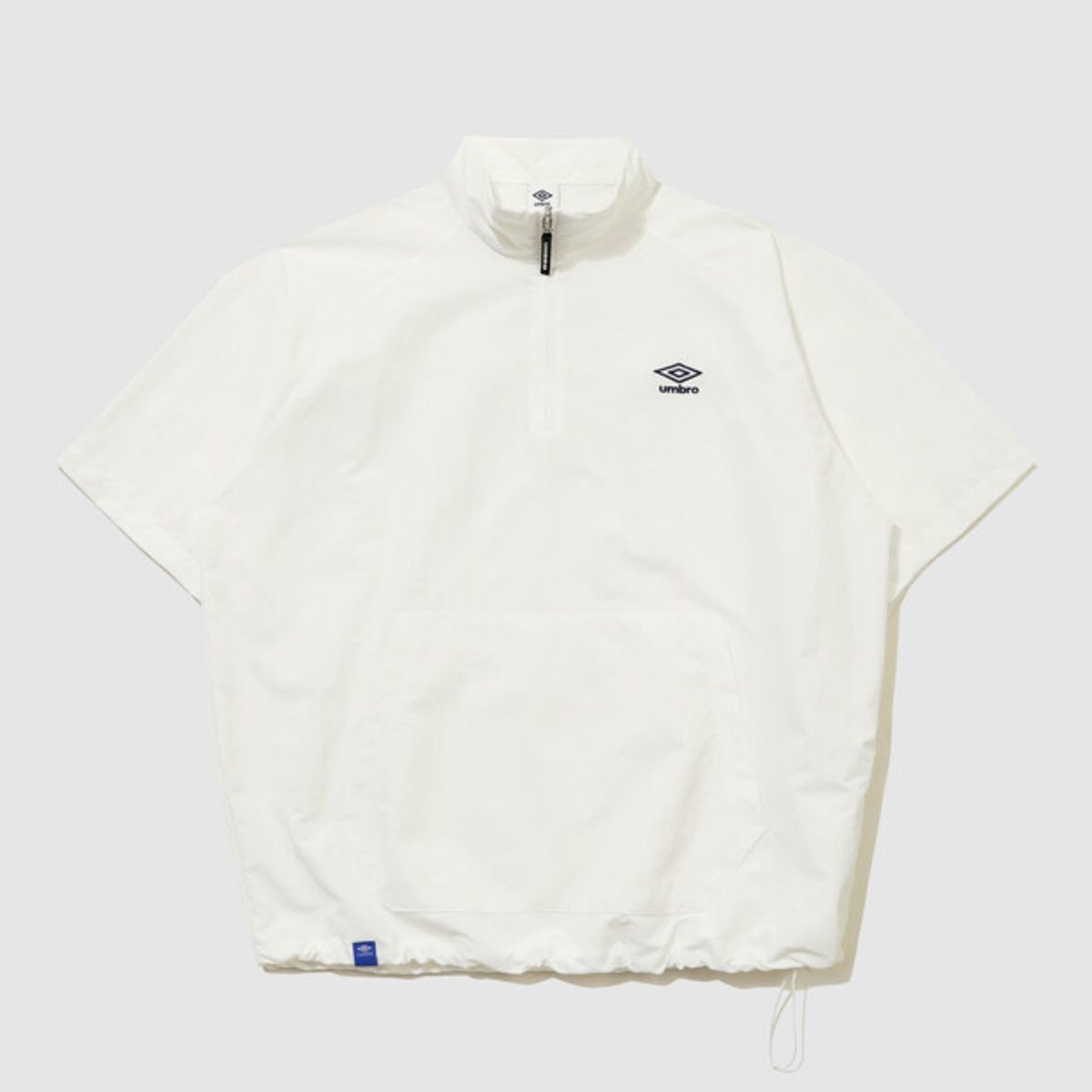엄브로(UMBRO) 클래식 반팔 스탠넥 아노락 화이트 UR124CWT31