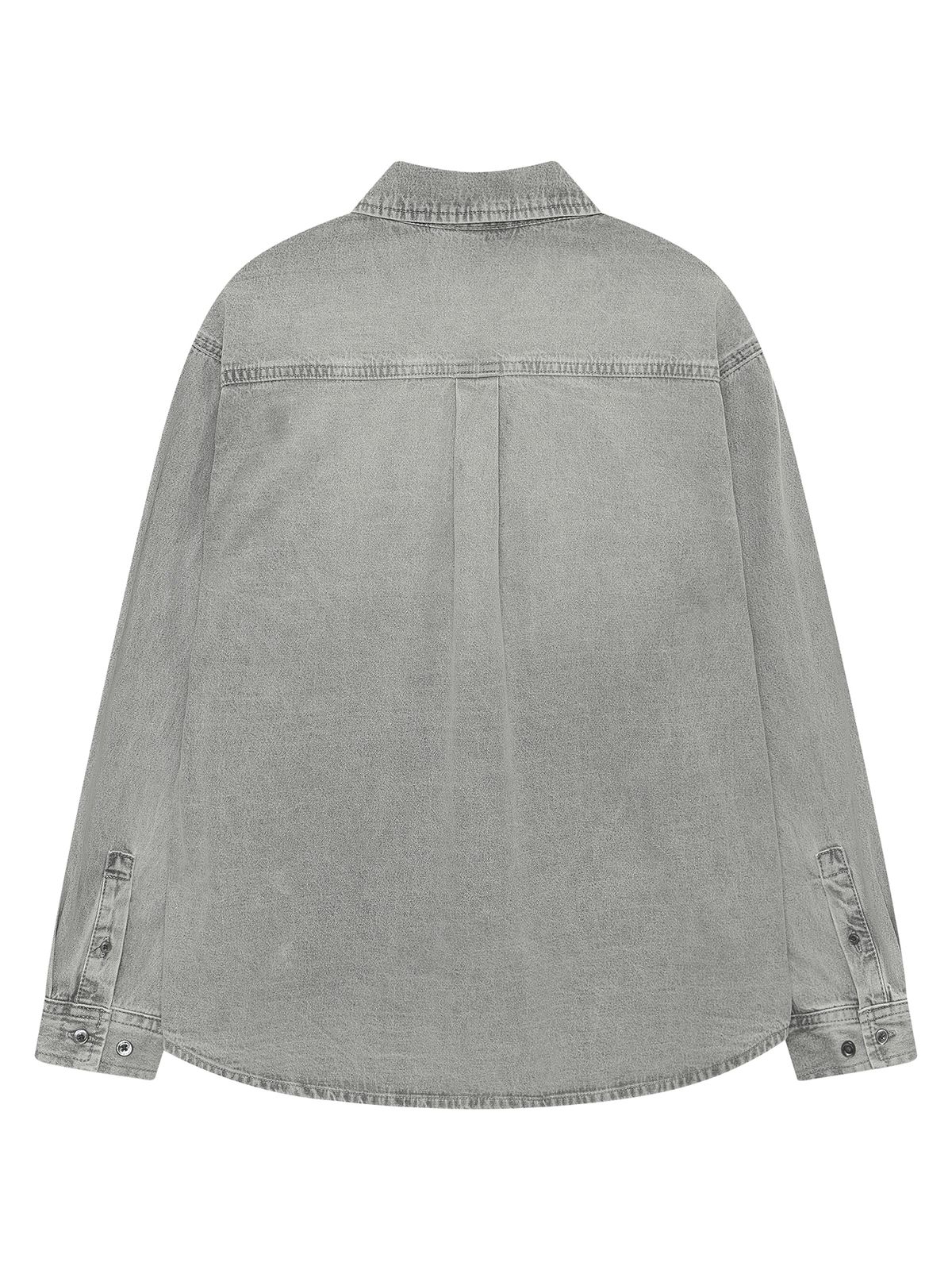 노르디스크(NORDISK) 데님 긴팔 셔츠 - U_SHIMMER GREY