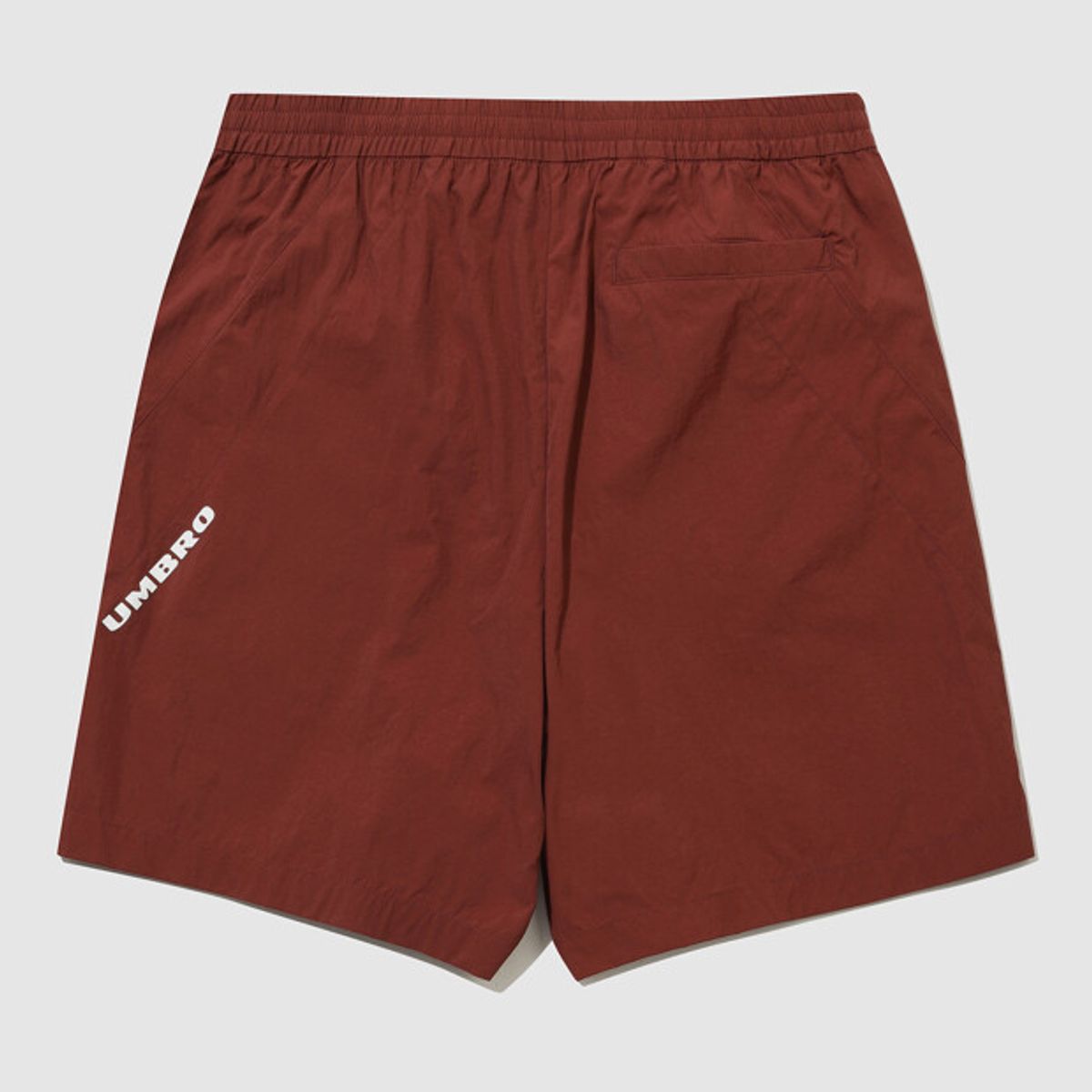 엄브로(UMBRO) 팝러쉬 컬러블럭 4.5부 반바지 브라운 UR121CHP35