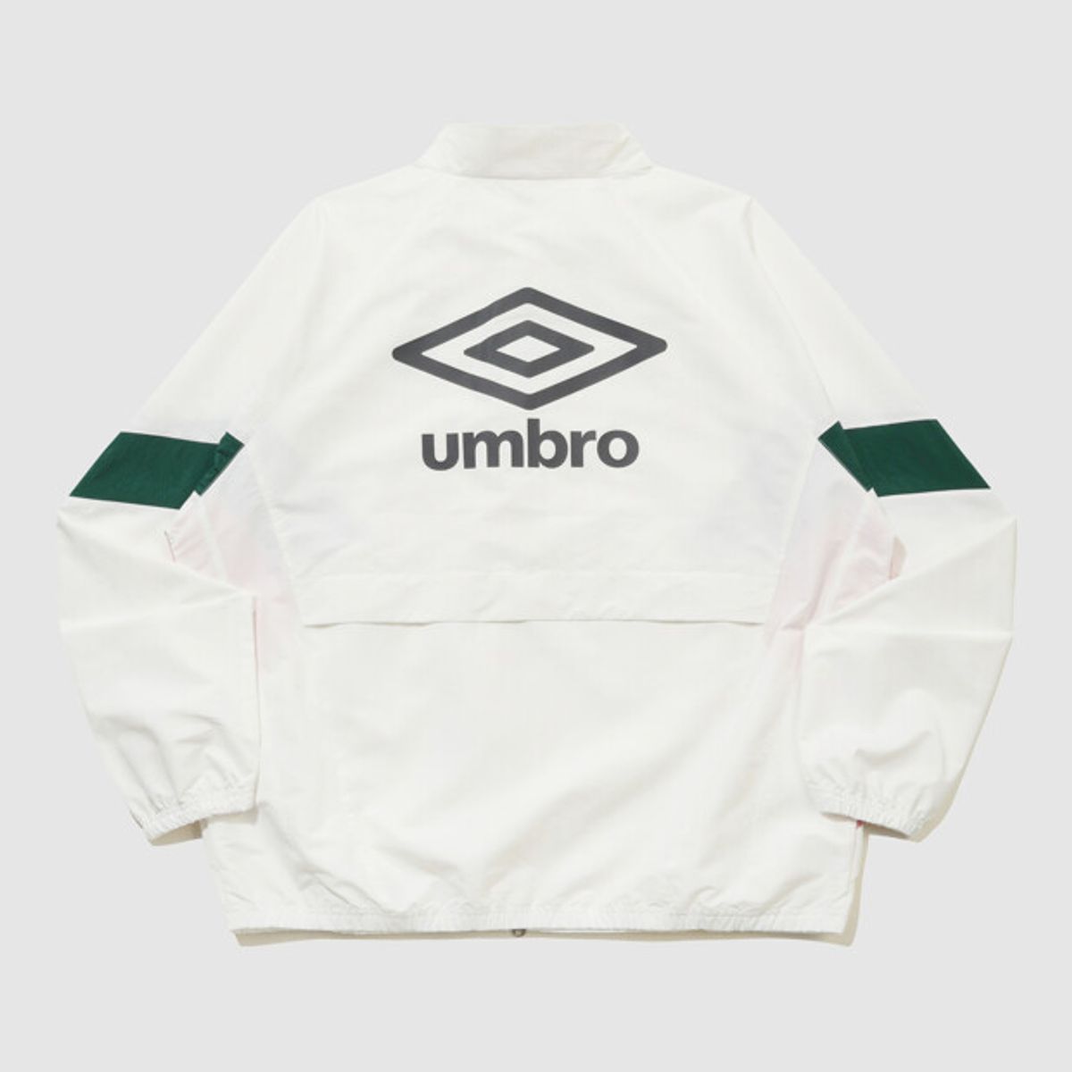 엄브로(UMBRO) 팝러쉬 컬러블럭 스탠넥 바람막이 자켓 아이보리 UR123CJK34