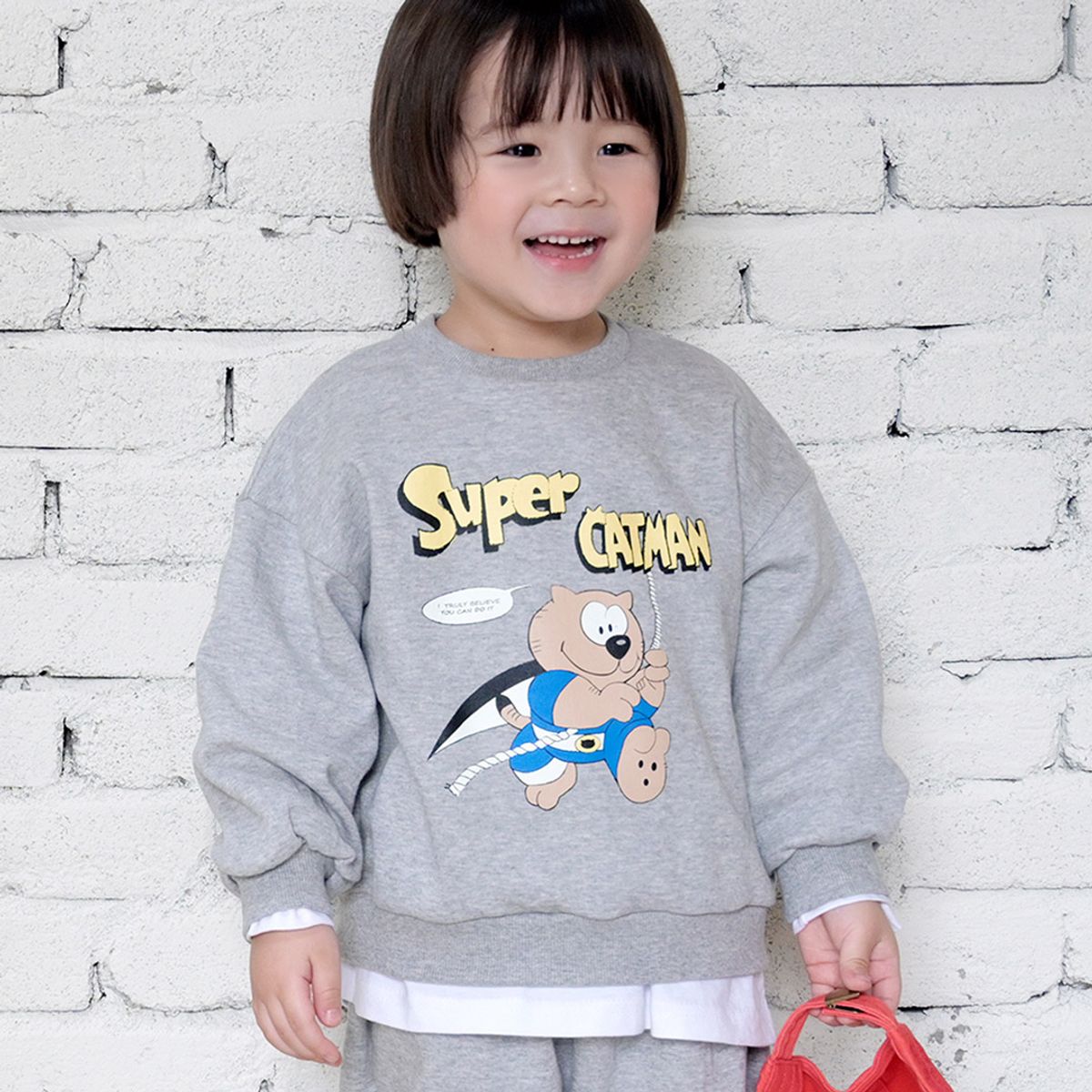 붐붐키즈(BOOMBOOMKIDS) SS26A13 슈퍼카툰상하복