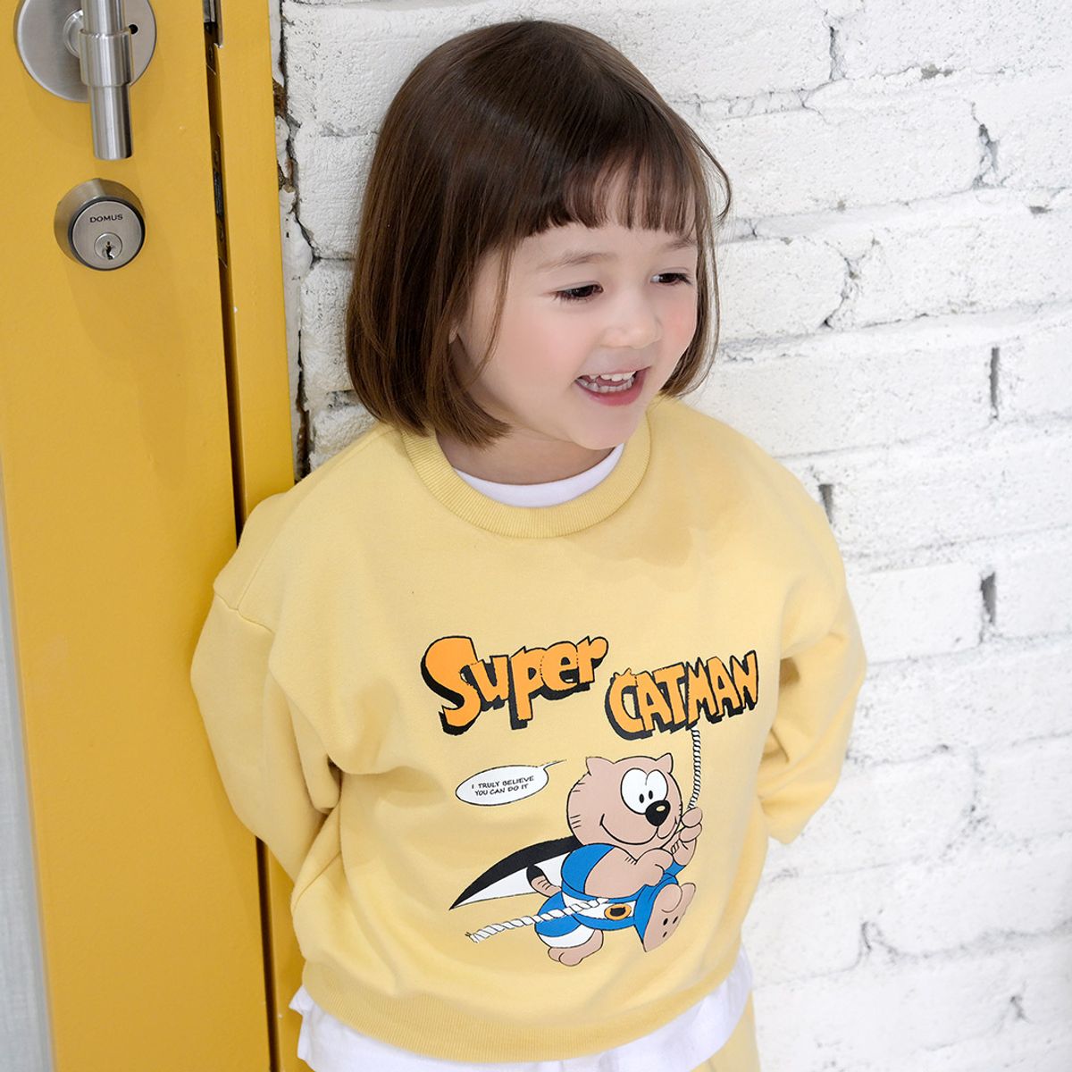 붐붐키즈(BOOMBOOMKIDS) SS26A13 슈퍼카툰상하복
