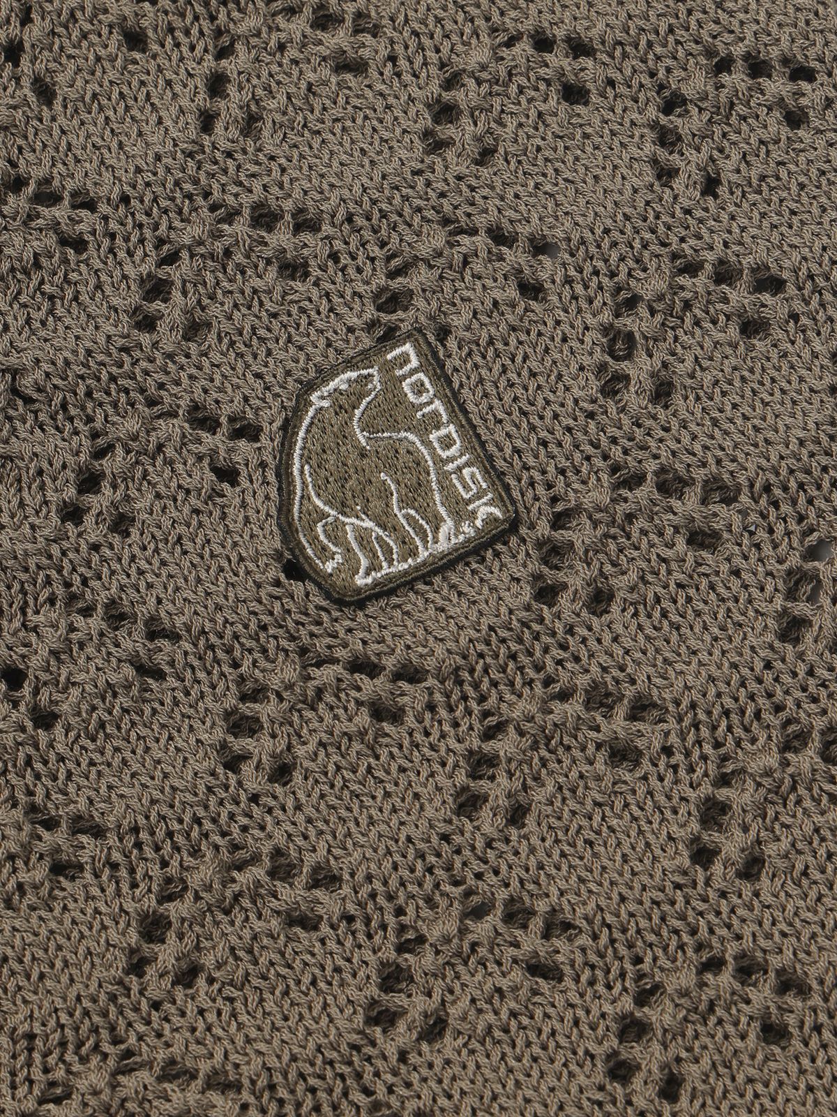 노르디스크(NORDISK) 크로쉐 스웨터 베스트 - W_Beige BROWN