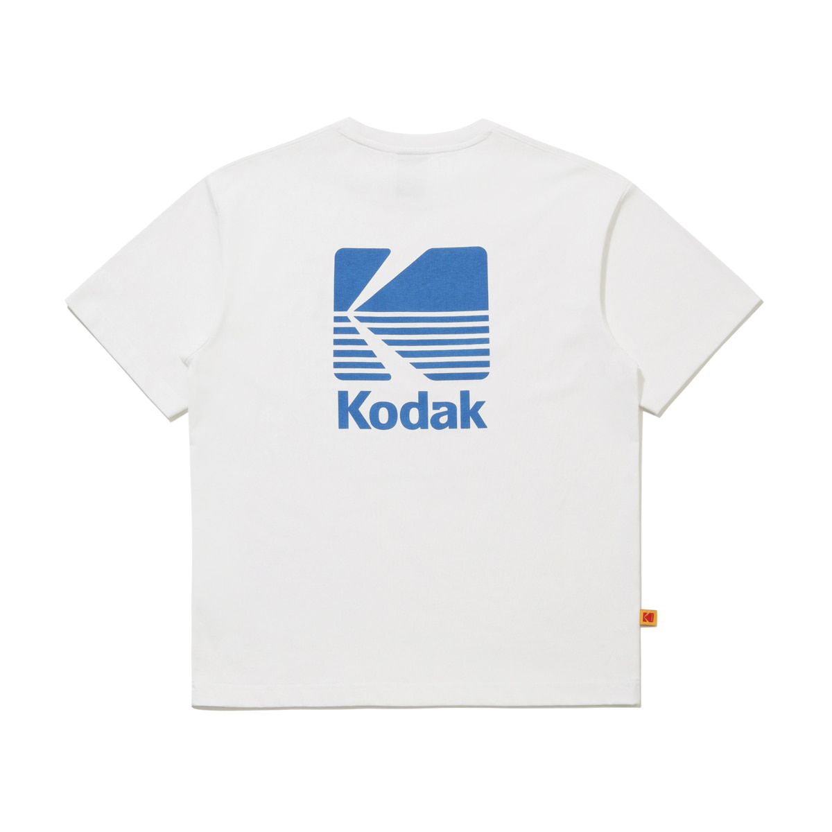 코닥(KODAK) 빅로고 코튼 반팔 티셔츠 WHITE