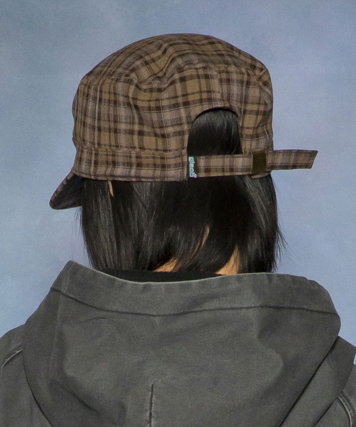 글랙(GLACK) GC081 넷 체크 서전트 캡 (BROWN)