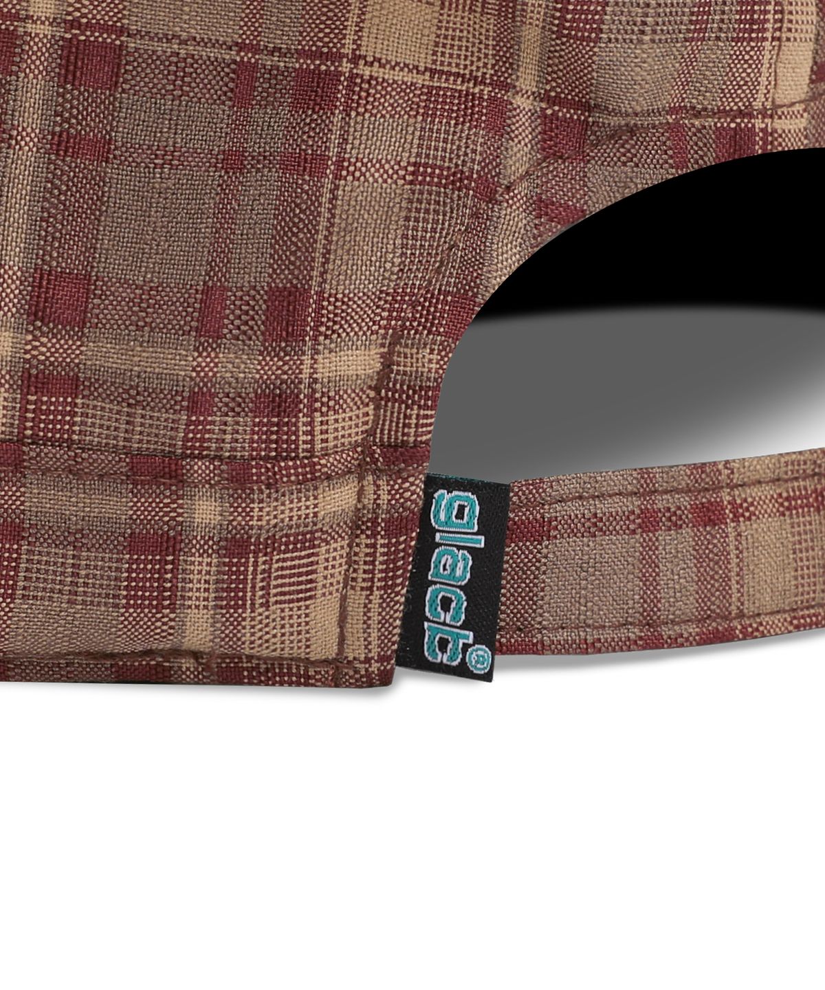 글랙(GLACK) GC081 넷 체크 서전트 캡 (RED)