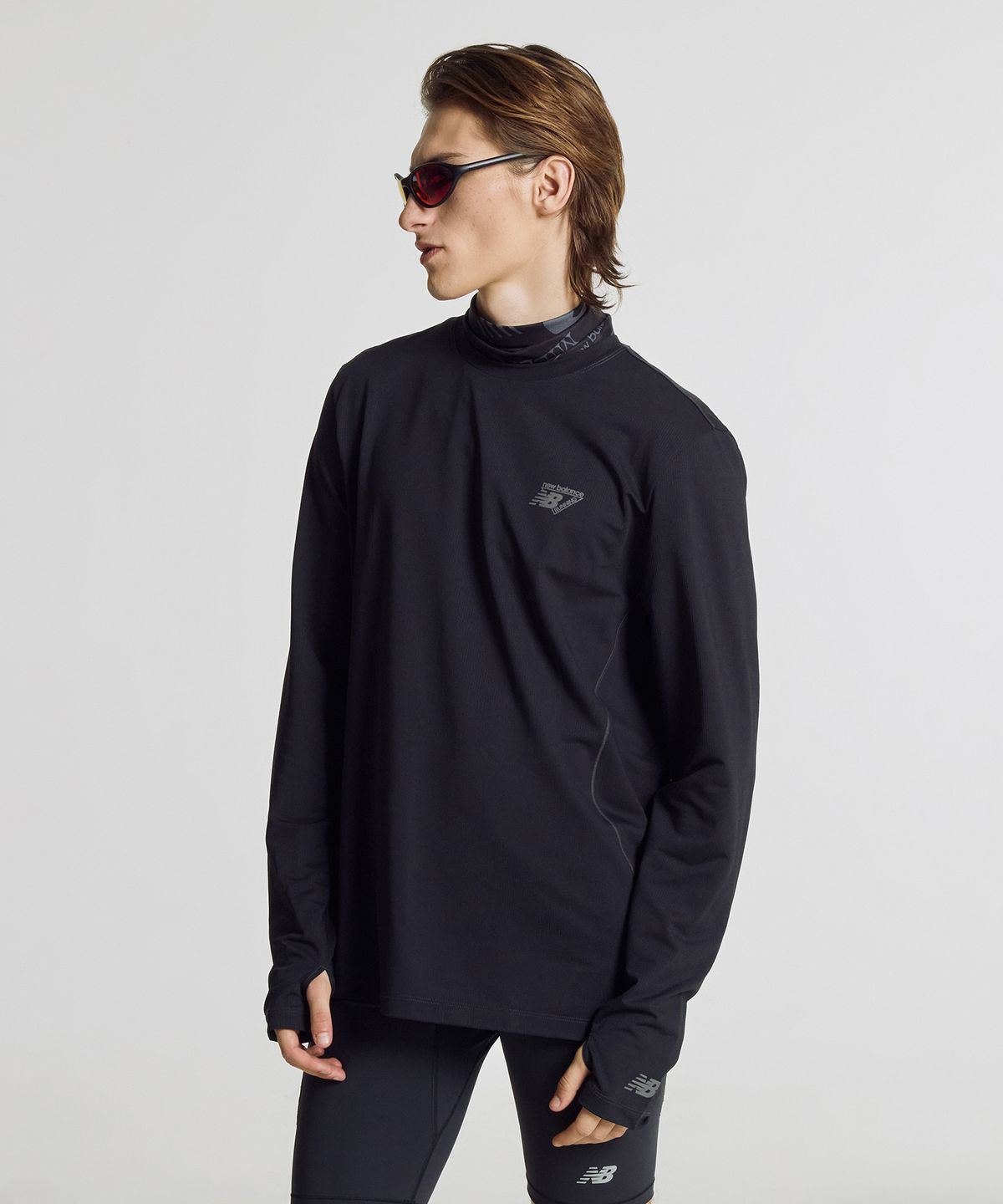 뉴발란스(NEW BALANCE) NBNDG25433 / UNI RC AIR 스피드 긴팔티 (BLACK)