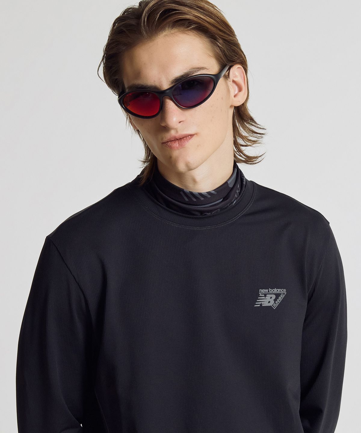 뉴발란스(NEW BALANCE) NBNDG25433 / UNI RC AIR 스피드 긴팔티 (BLACK)