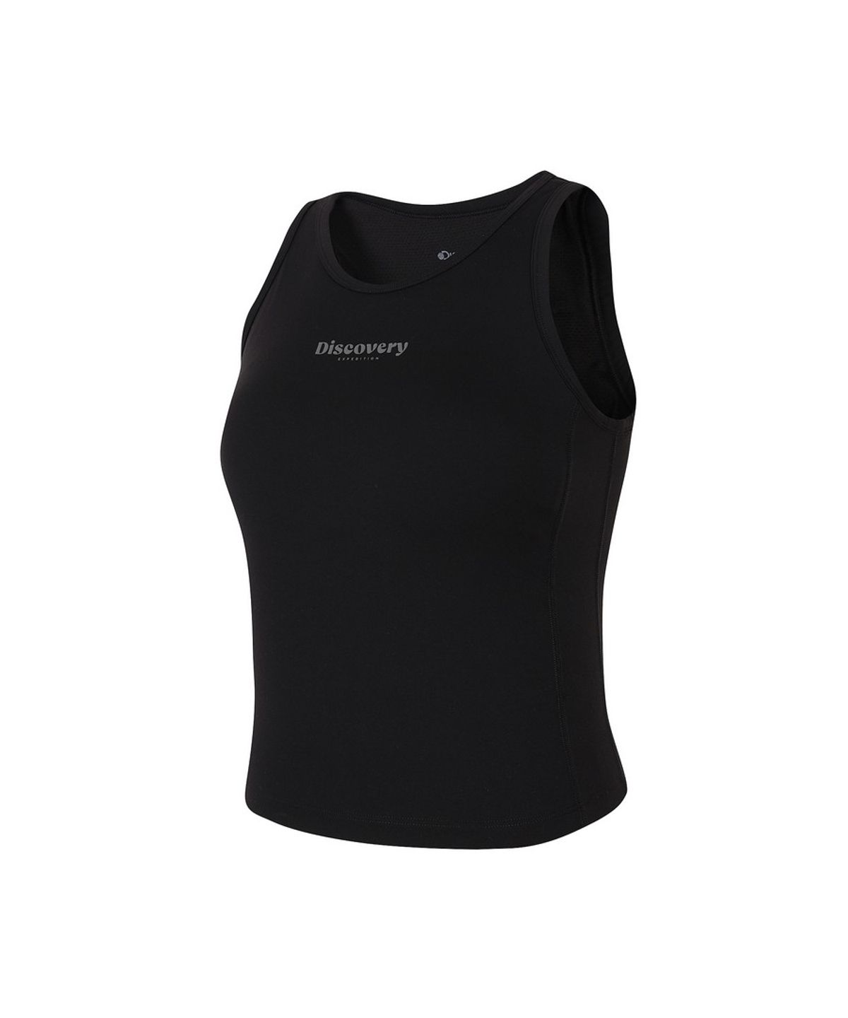 디스커버리 익스페디션(DISCOVERY EXPEDITION) 여성 프레시벤트 라운드넥 브라탑 (BLACK)
