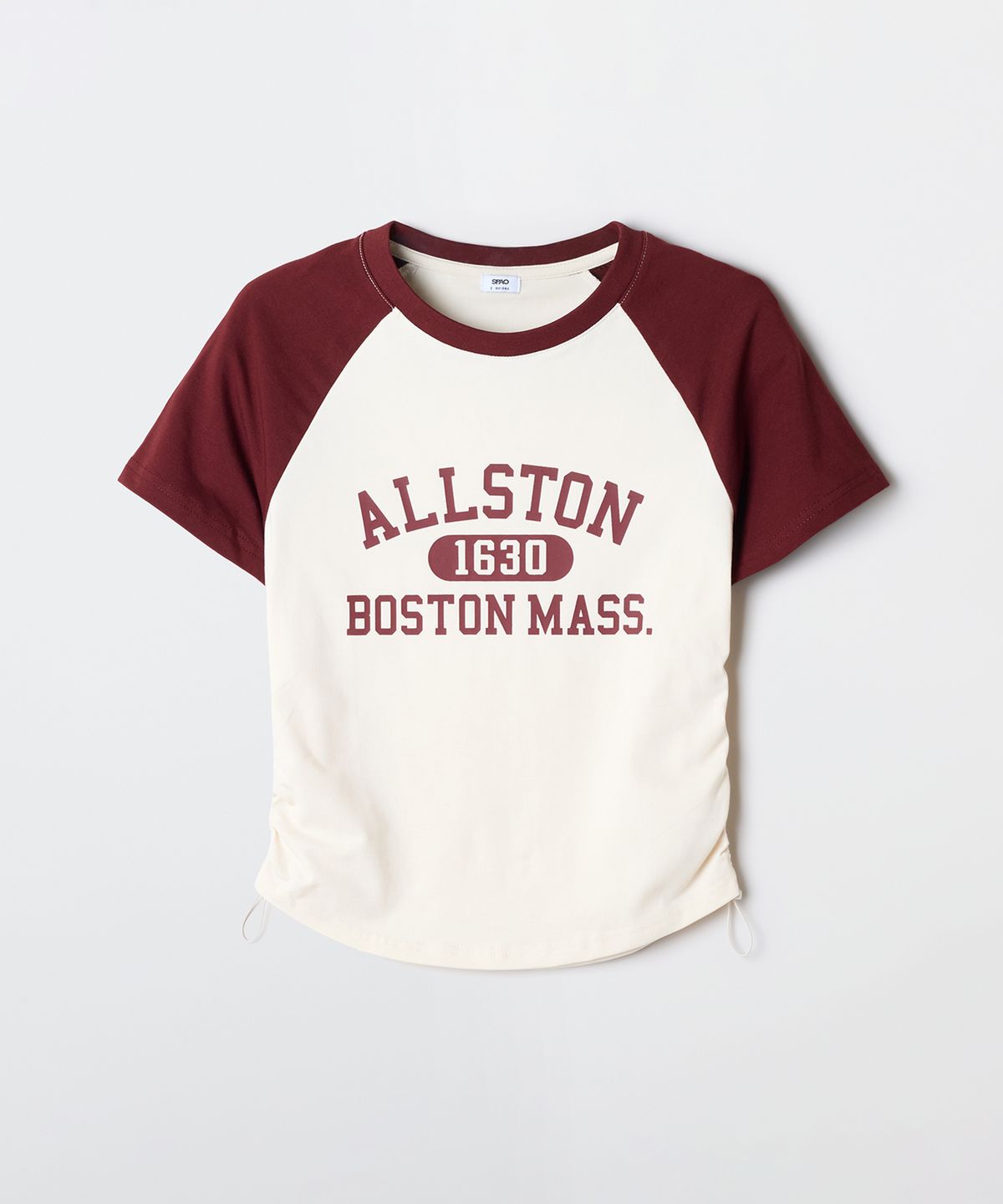 스파오(SPAO) ALLSTON 래글런 셔링 반팔티_SPRPG24G55