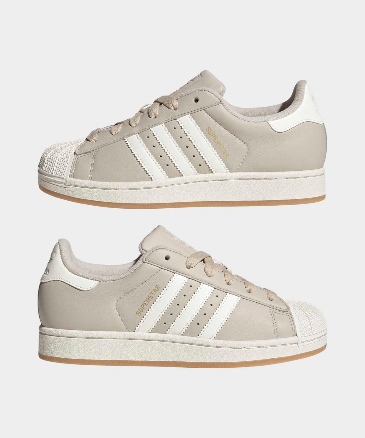 아디다스(ADIDAS) 슈퍼스타 II - 베이지:화이트 / IH4145