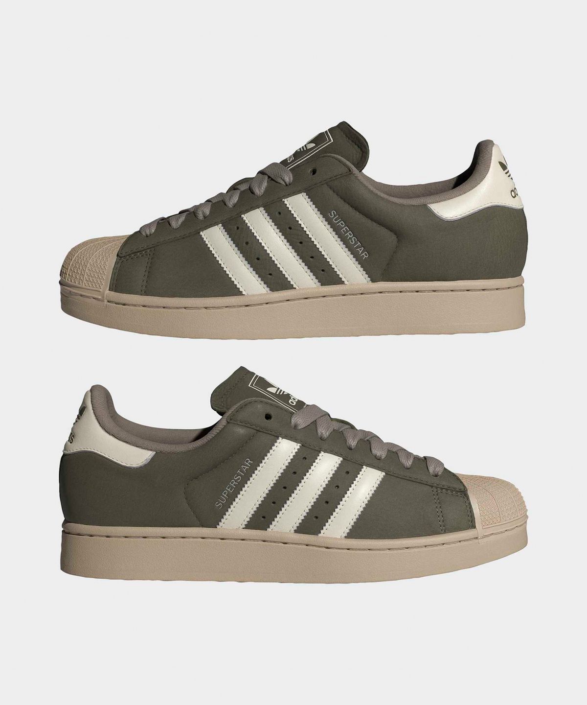 아디다스(ADIDAS) 슈퍼스타 II - 올리브:화이트:스톤카키 / IH9315