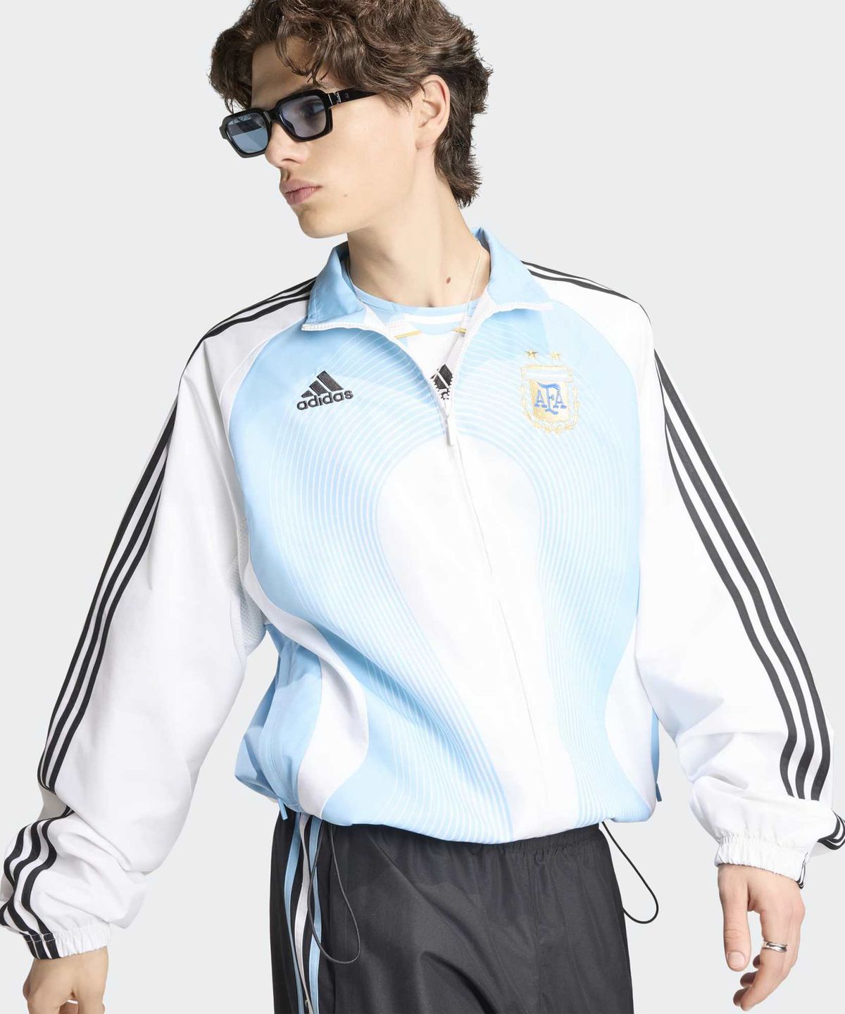 아디다스(ADIDAS) 아르헨티나 홈 트랙탑 2006 - 화이트 / JM1091