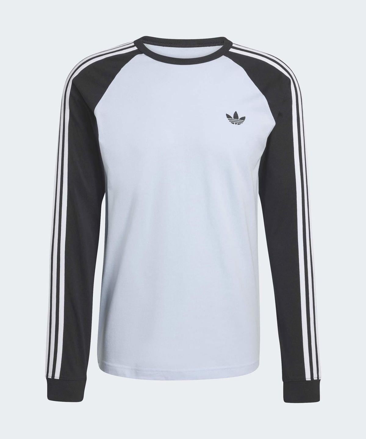 아디다스(ADIDAS) 3-스트라이프 롱 슬리브 티셔츠 - 크리스탈스카이 / KE2424