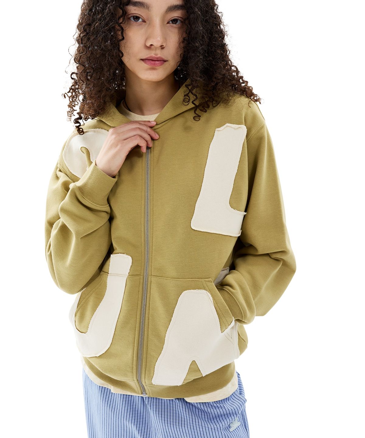 썬러브투어(SUNLOVETOUR) Capital Zip Up Hoodie Mustard