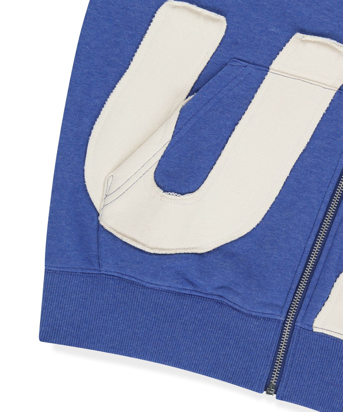 썬러브투어(SUNLOVETOUR) Capital Zip Up Hoodie Heather Blue