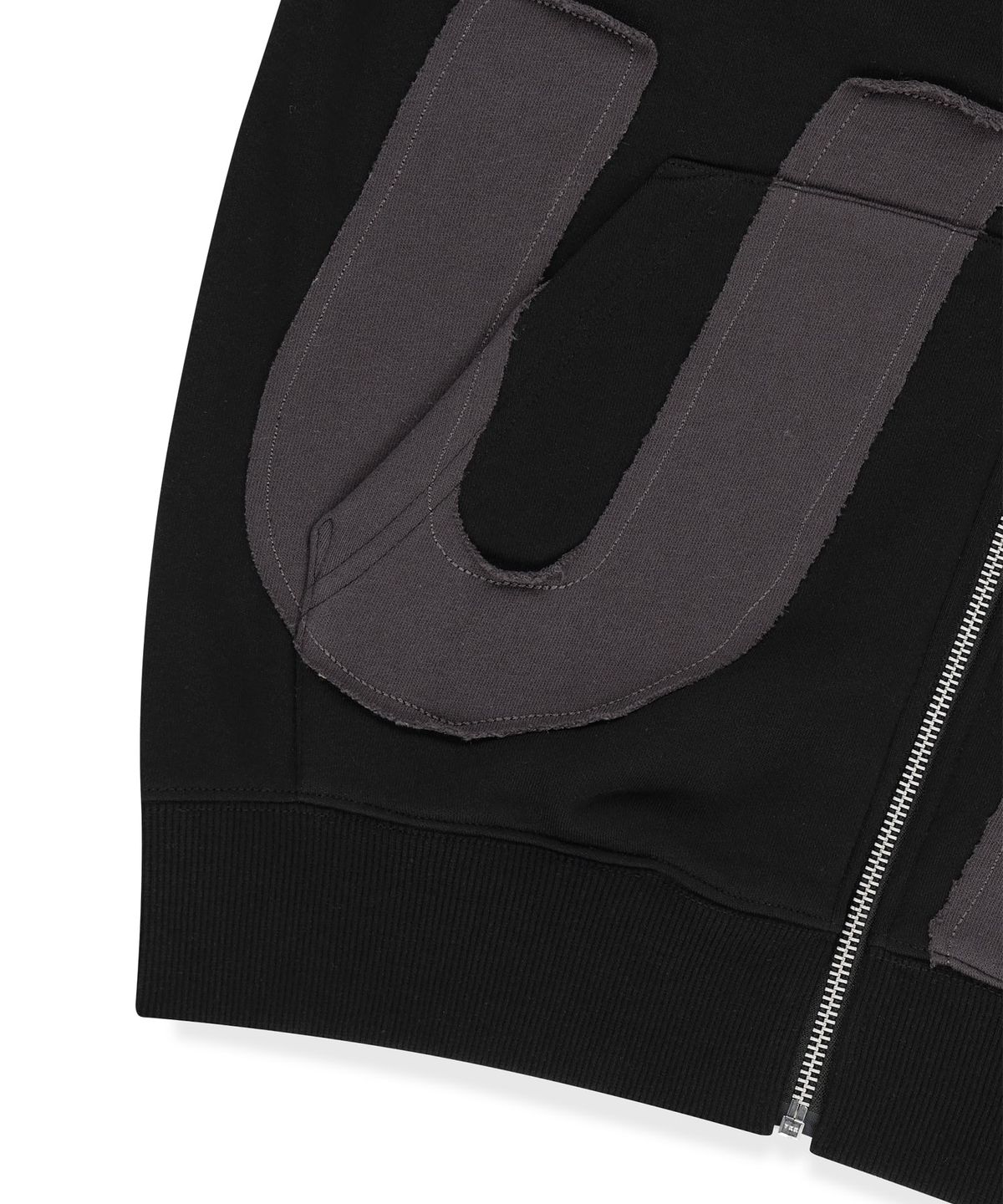 썬러브투어(SUNLOVETOUR) Capital Zip Up Hoodie Black