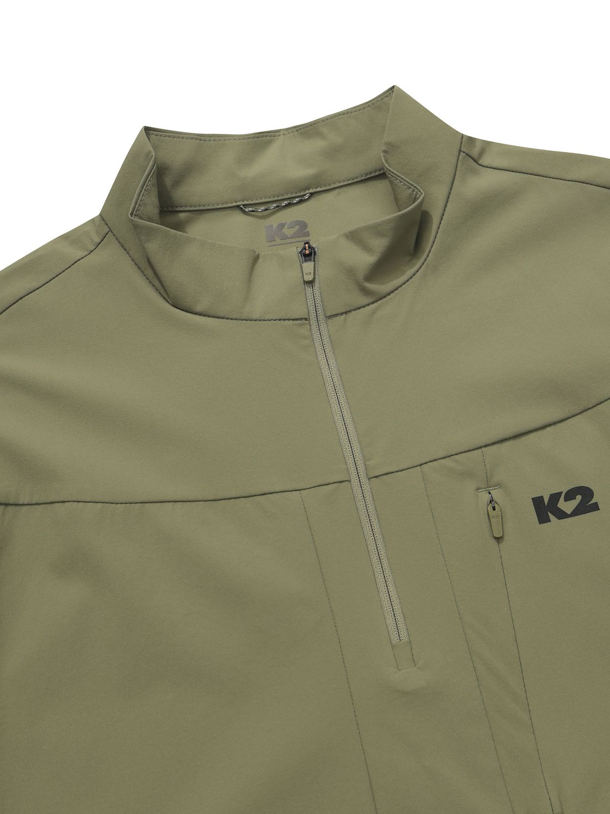 케이투(K2) KTR 락(ROCK) 우븐 긴팔 집업 티셔츠_Light Khaki