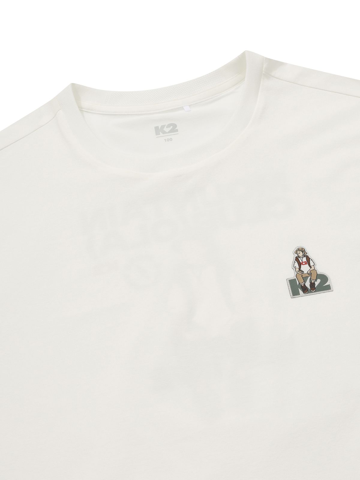 케이투(K2) OLA 에센셜 반팔 라운드_Off White