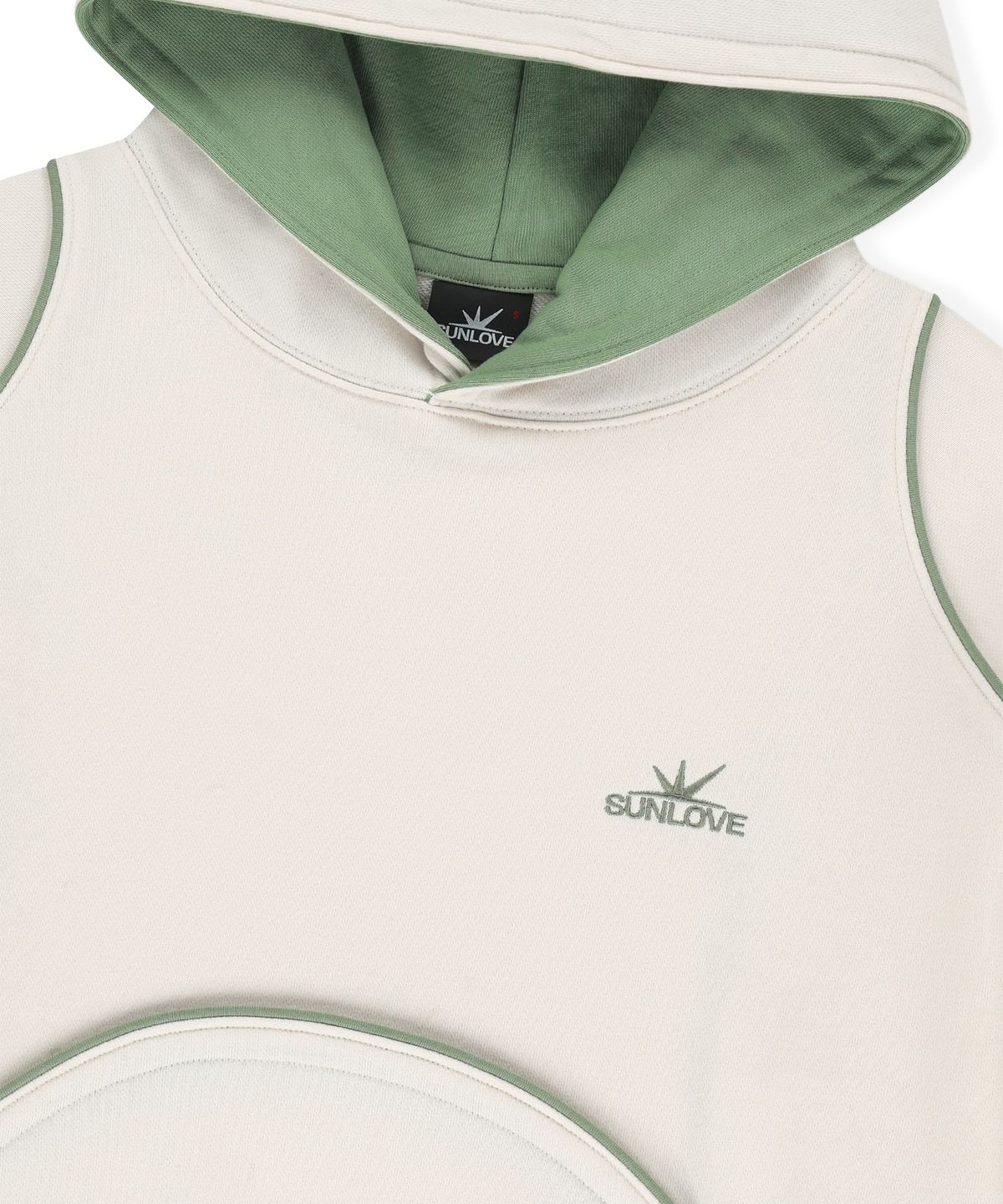 썬러브투어(SUNLOVETOUR) Crescent Hoodie Ivory