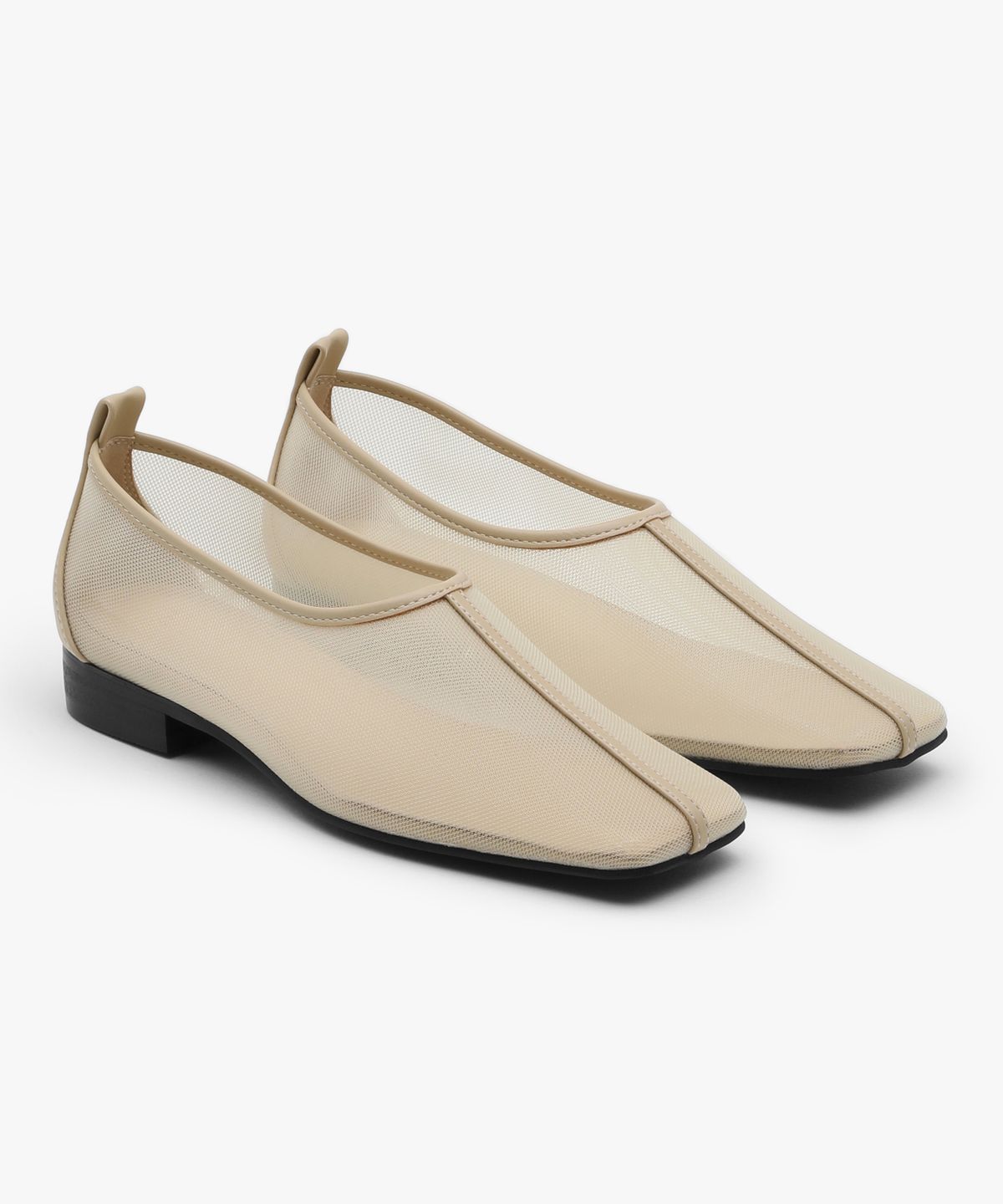 에퓨레(EPURE) NOS Square Mesh Flats (3color)