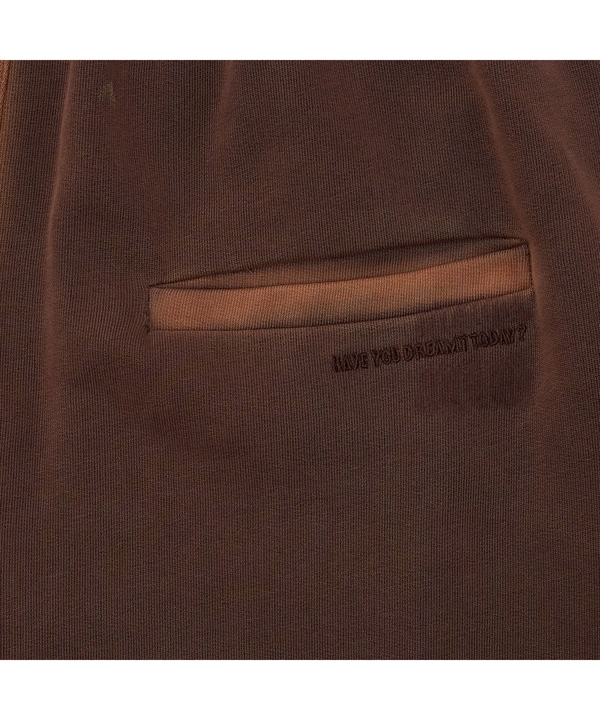 투위드(TUEWID) Tuewid classic embroidery sweatpants in raw edge lounge fit (bloody burgundy)