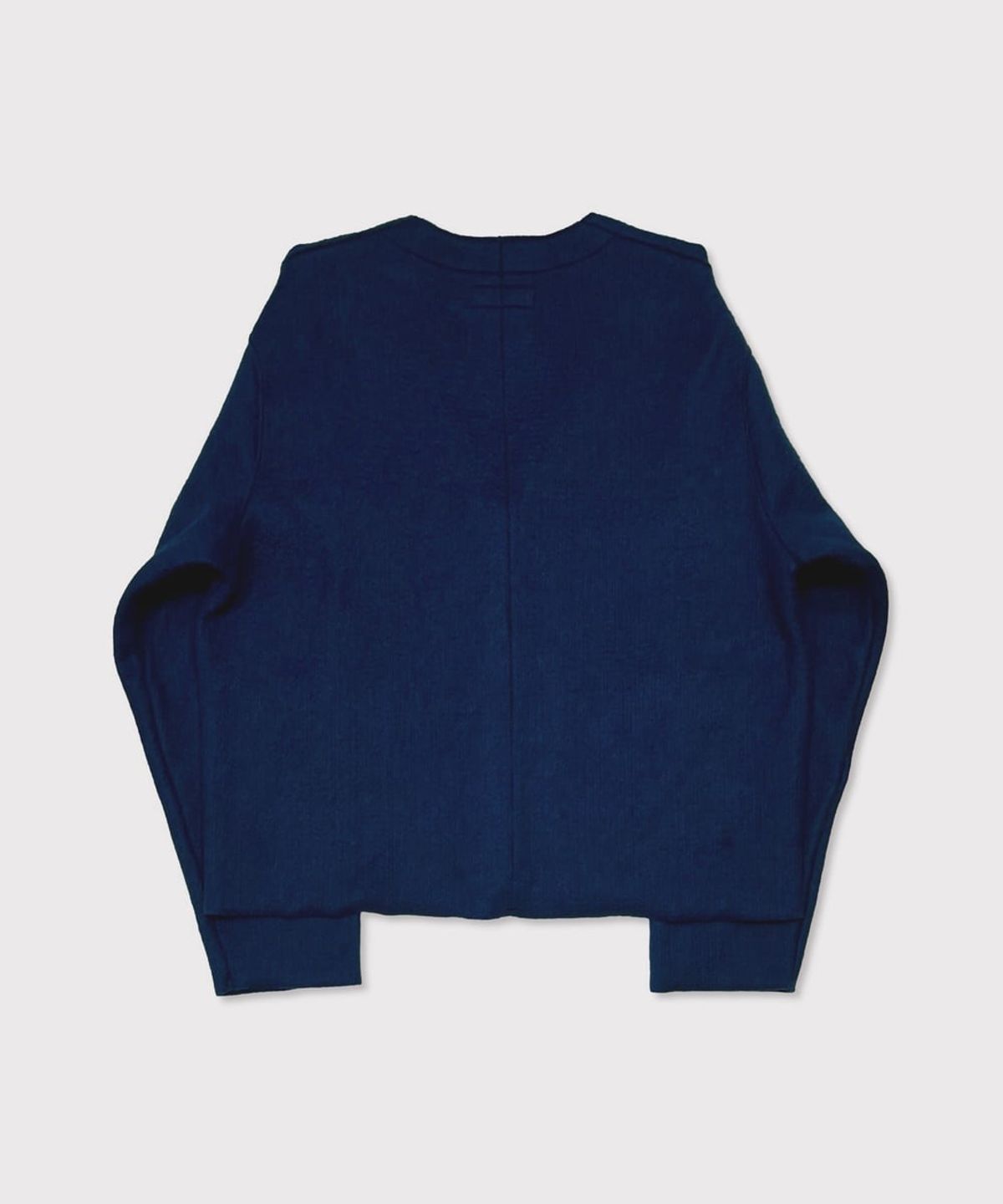 마이너스(MINUS) Cut Off 1B Cardigan(NEEDLE SHAGGY MOHAIR) - KLEIN