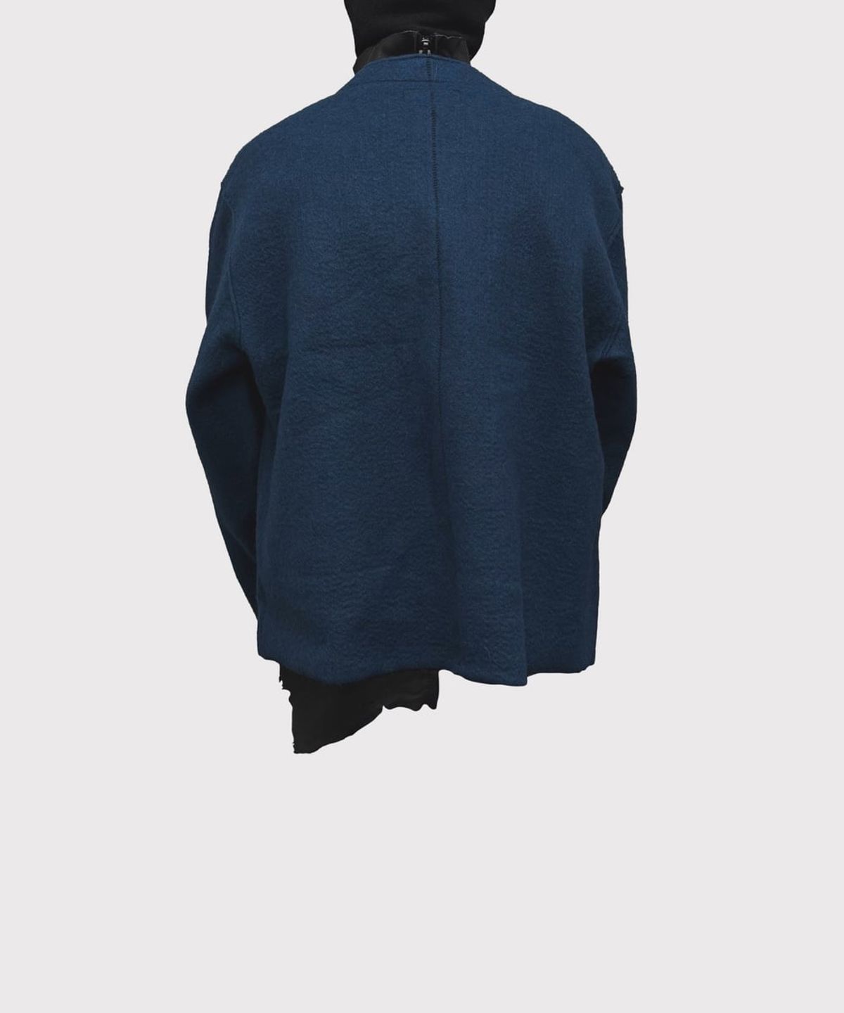 마이너스(MINUS) Cut Off 1B Cardigan(NEEDLE SHAGGY MOHAIR) - KLEIN