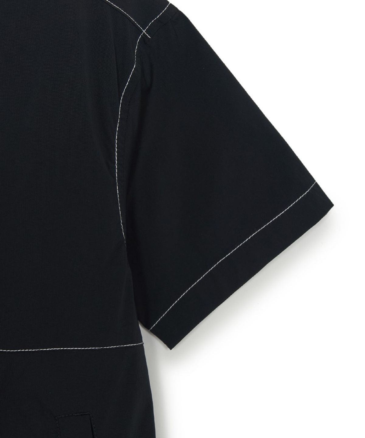 엠엘비 키즈(MLB KIDS) 스포티브 베이직 우븐 반팔 아노락 세트 NY (Black)