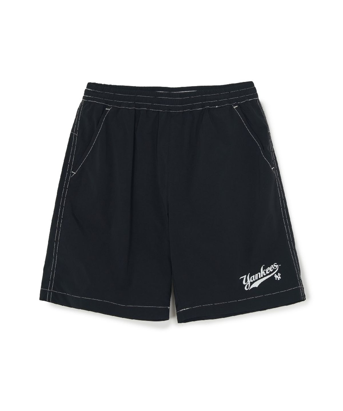 엠엘비 키즈(MLB KIDS) 스포티브 베이직 우븐 반팔 아노락 세트 NY (Black)