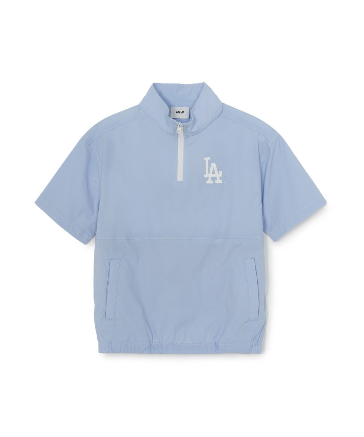 엠엘비 키즈(MLB KIDS) 스포티브 베이직 우븐 반팔 아노락 세트 LA (L.Blue)
