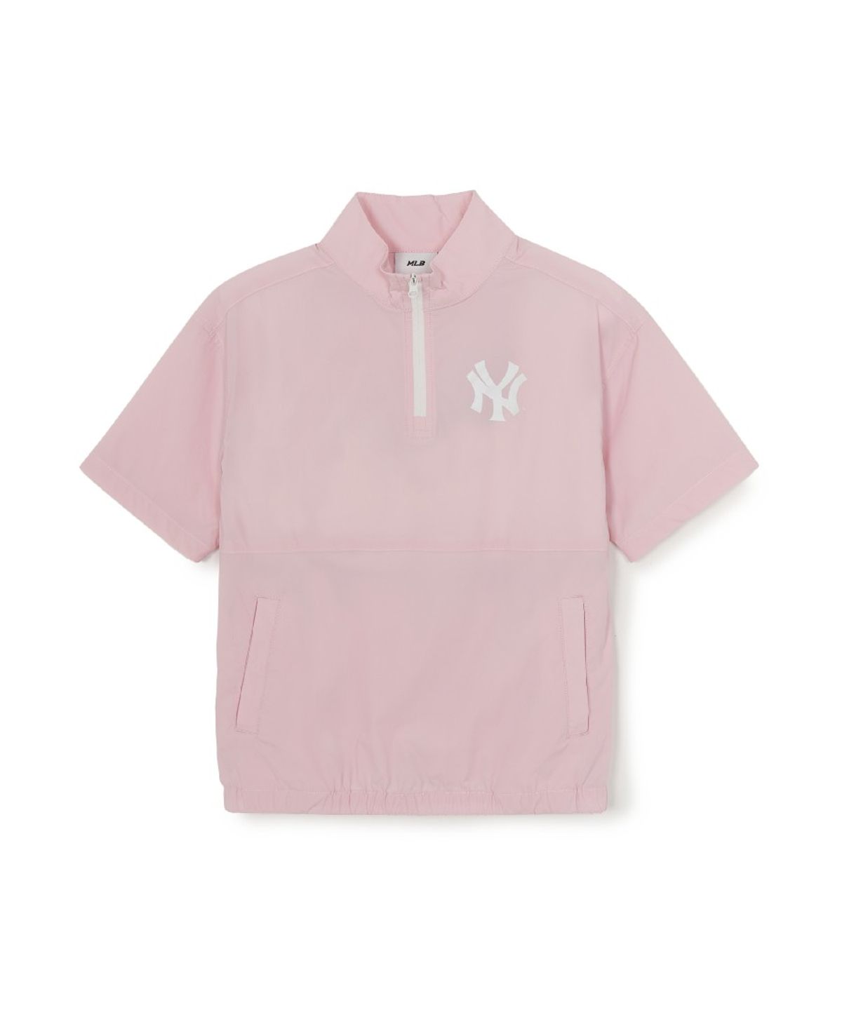 엠엘비 키즈(MLB KIDS) 스포티브 베이직 우븐 반팔 아노락 세트 NY (Mg.Pink)