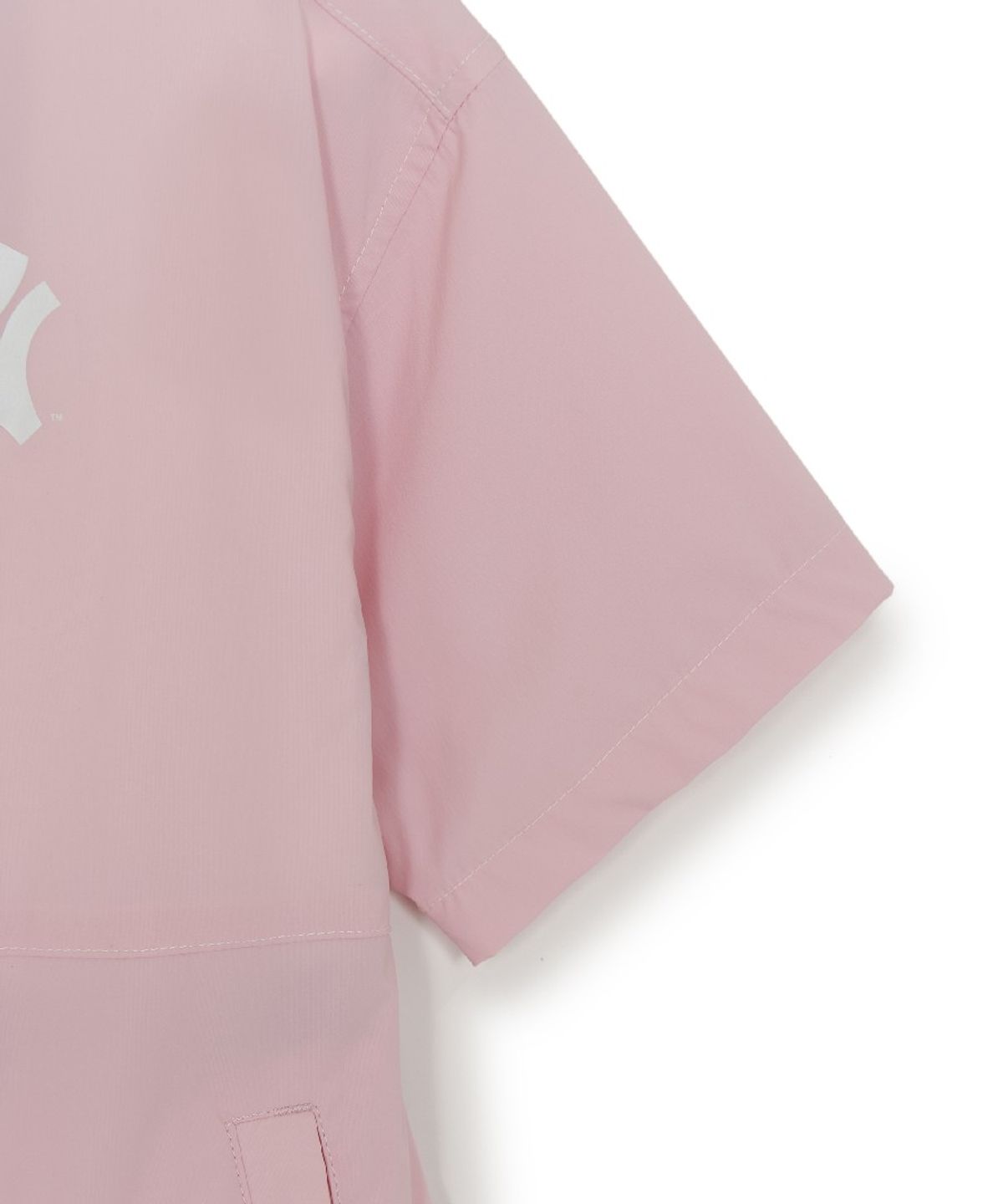 엠엘비 키즈(MLB KIDS) 스포티브 베이직 우븐 반팔 아노락 세트 NY (Mg.Pink)