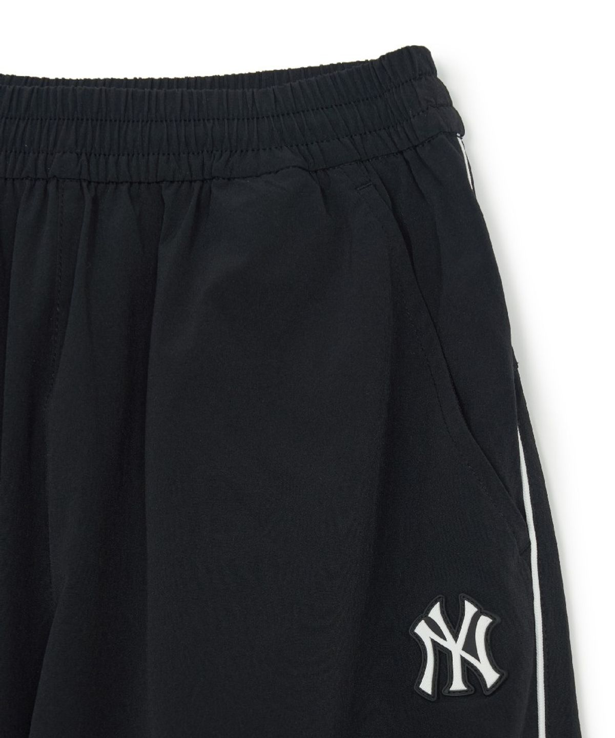 엠엘비 키즈(MLB KIDS) 아웃도어 베이직 우븐팬츠 티셔츠세트 NY (Black)