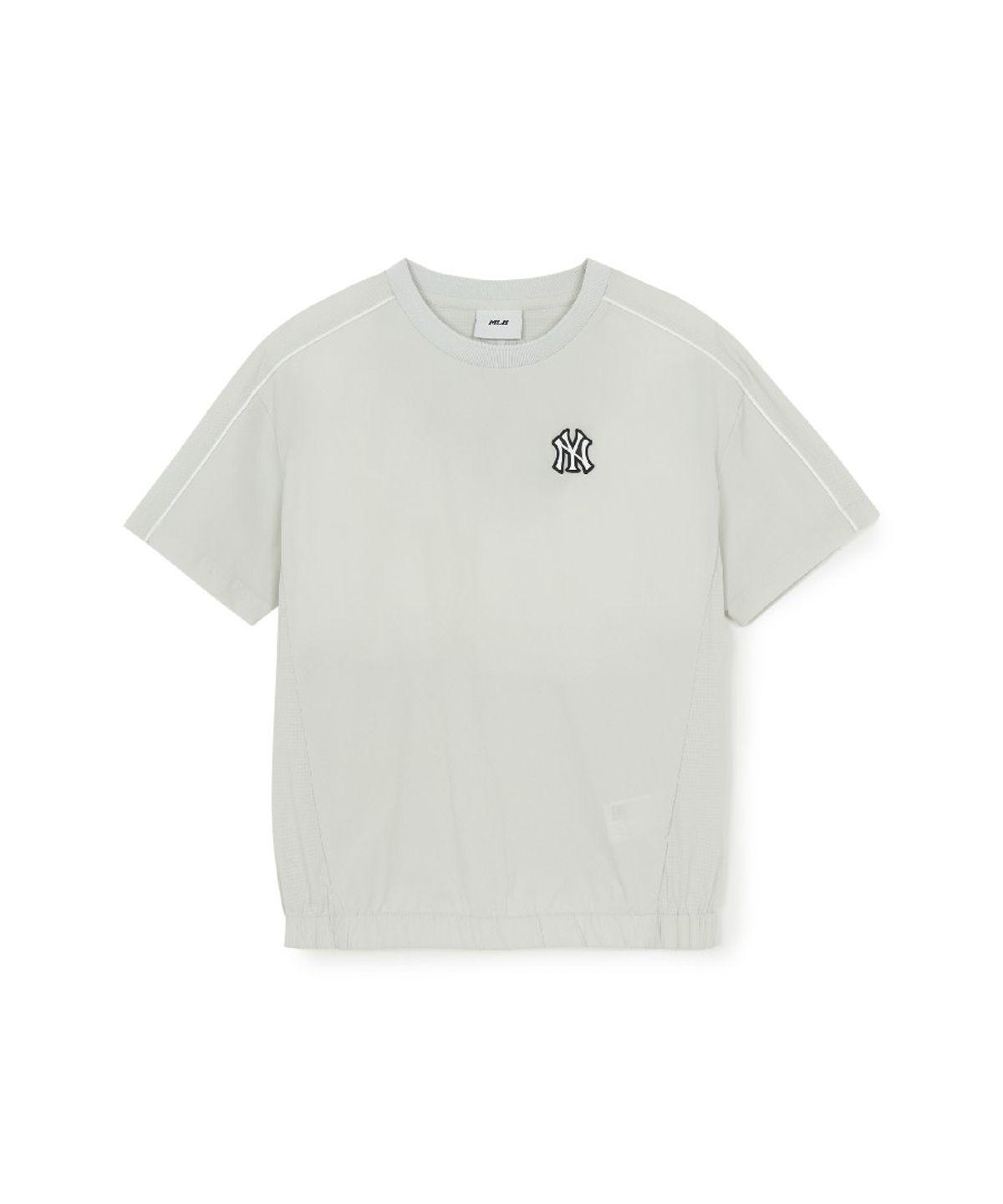 엠엘비 키즈(MLB KIDS) 아웃도어 베이직 우븐팬츠 티셔츠세트 NY (Mg.Cream)